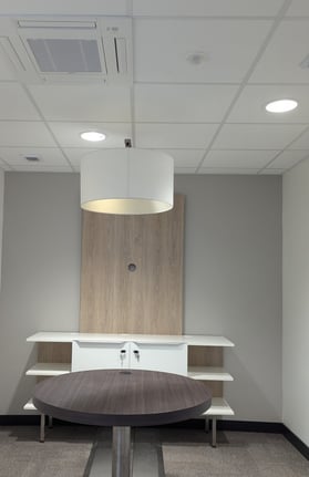Plafond demontable banque St Ismier