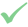 Logo de validation, symbolisant la confirmation ou l'approbation.