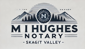 M I Hughes Notary Public logo