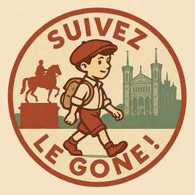 Suivez le gone logo