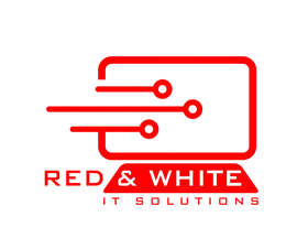 Red & White IT Solutions logo