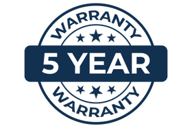 5 year Warranty concrete fence system