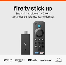 Fire TV Stick HD | Com controle remoto por voz com Alexa (inclui comandos de TV), controles de casa 