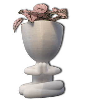 Pots de fleurs relaxant