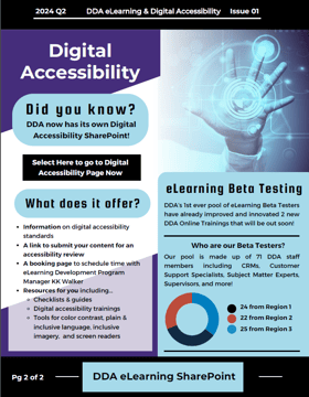 Page 2 of the first issue of The eLearning Quarterly.