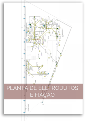 Foto de Planta de Eletroduto de projeto Elétrico