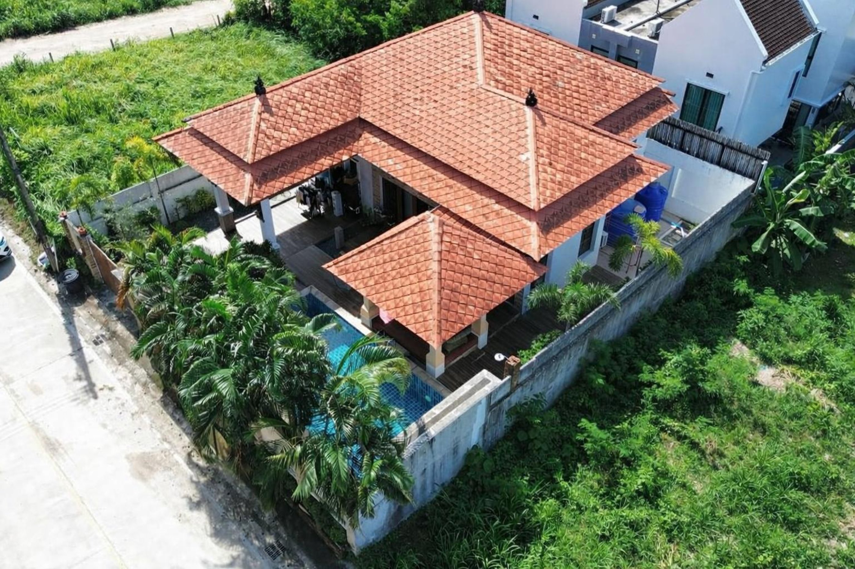 Villa Amida aerial view Rawai Phuket