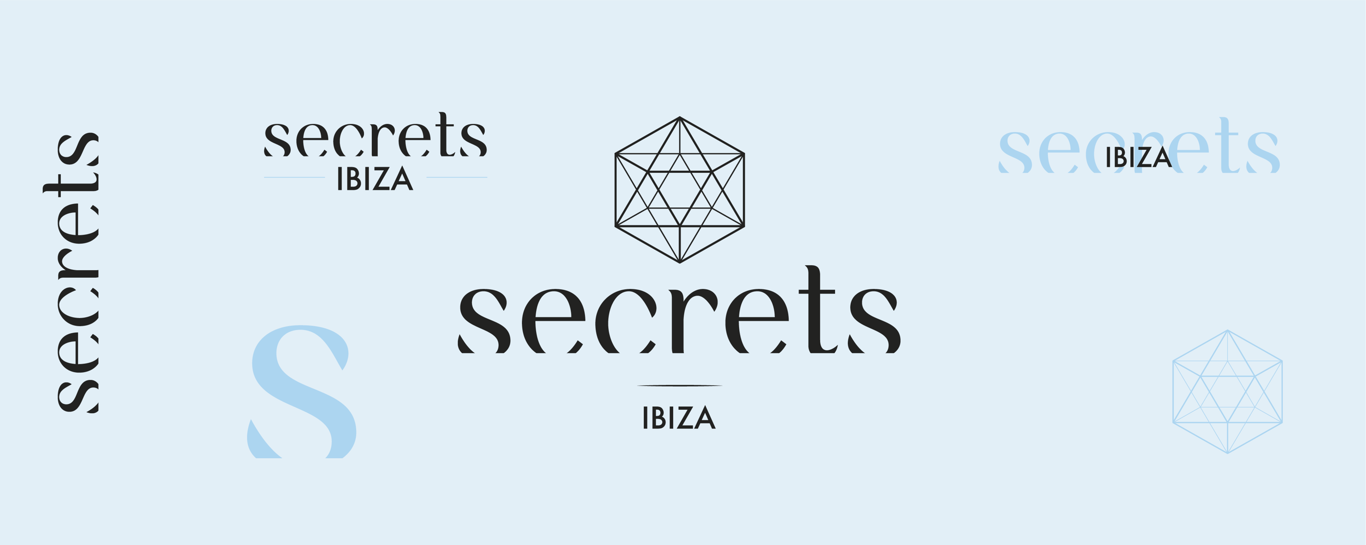 secrets cosmetics Ibiza branding
