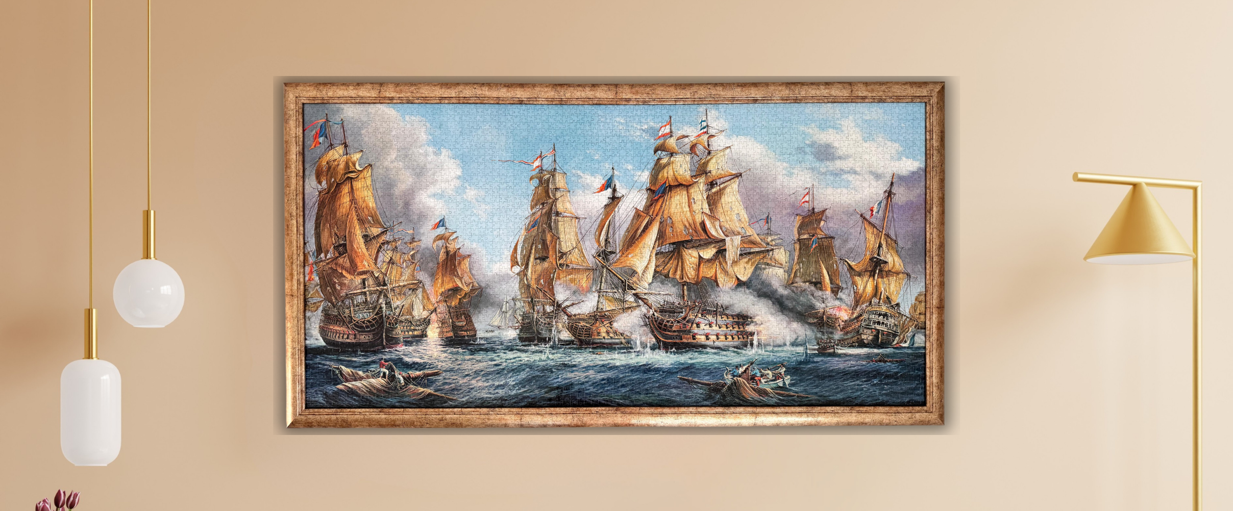 Unique living room wall decor by Eino's