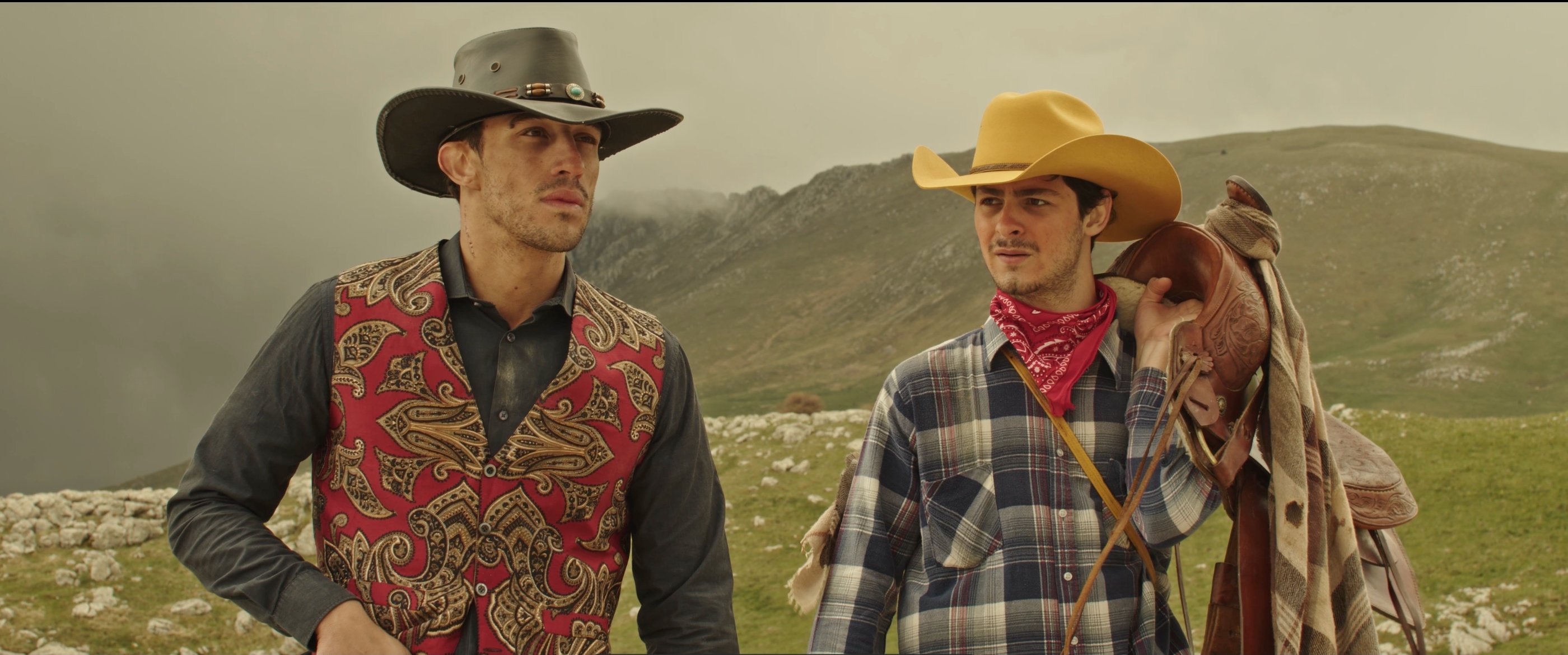 Lorenzo Neri in una scena del film "Anatoly of a Duel".