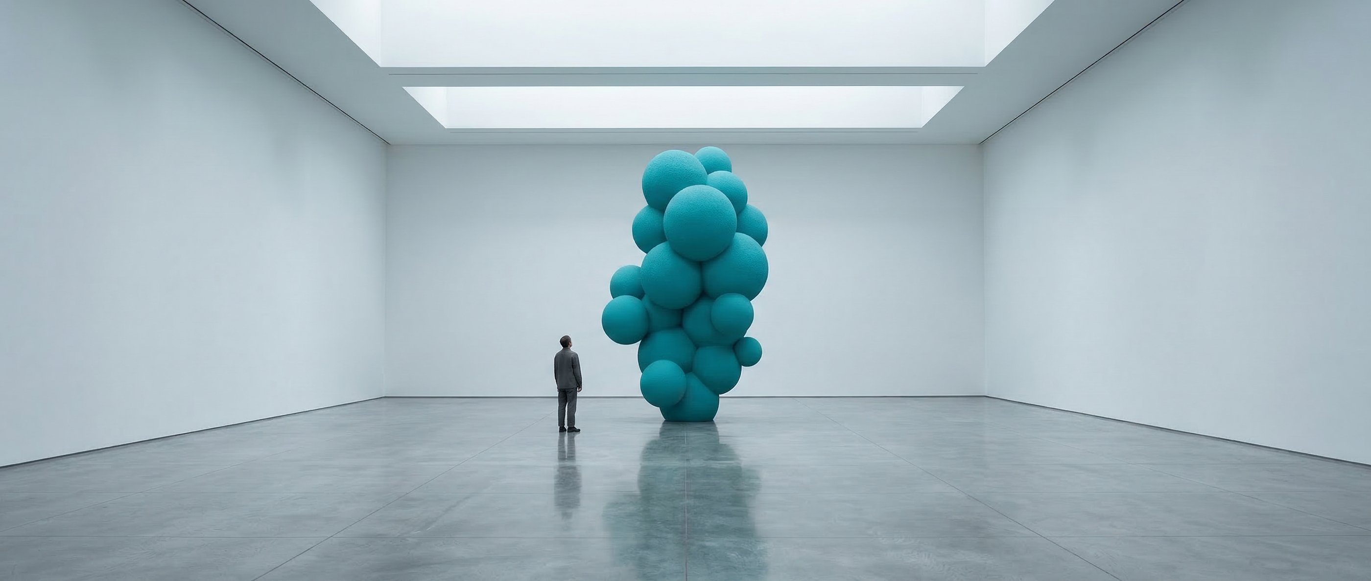 Monumental turquoise Agathe sculpture by Stanislas Garaud