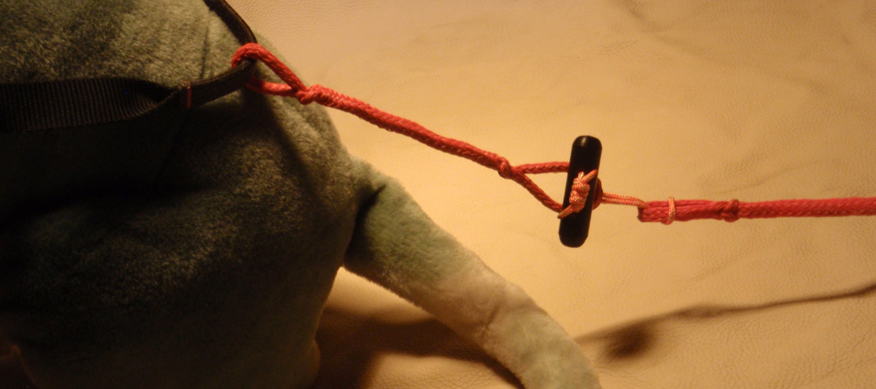 attache ligne de trait toggle pour chien de traineau