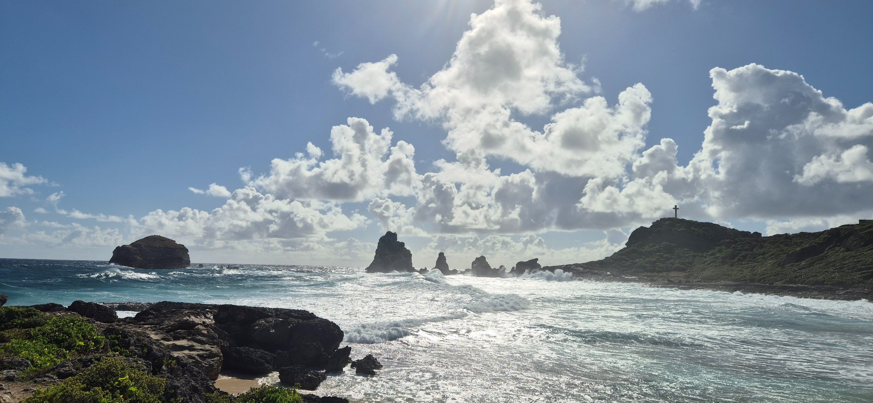 la pointe des chateaux à 30mn de la villa jolan