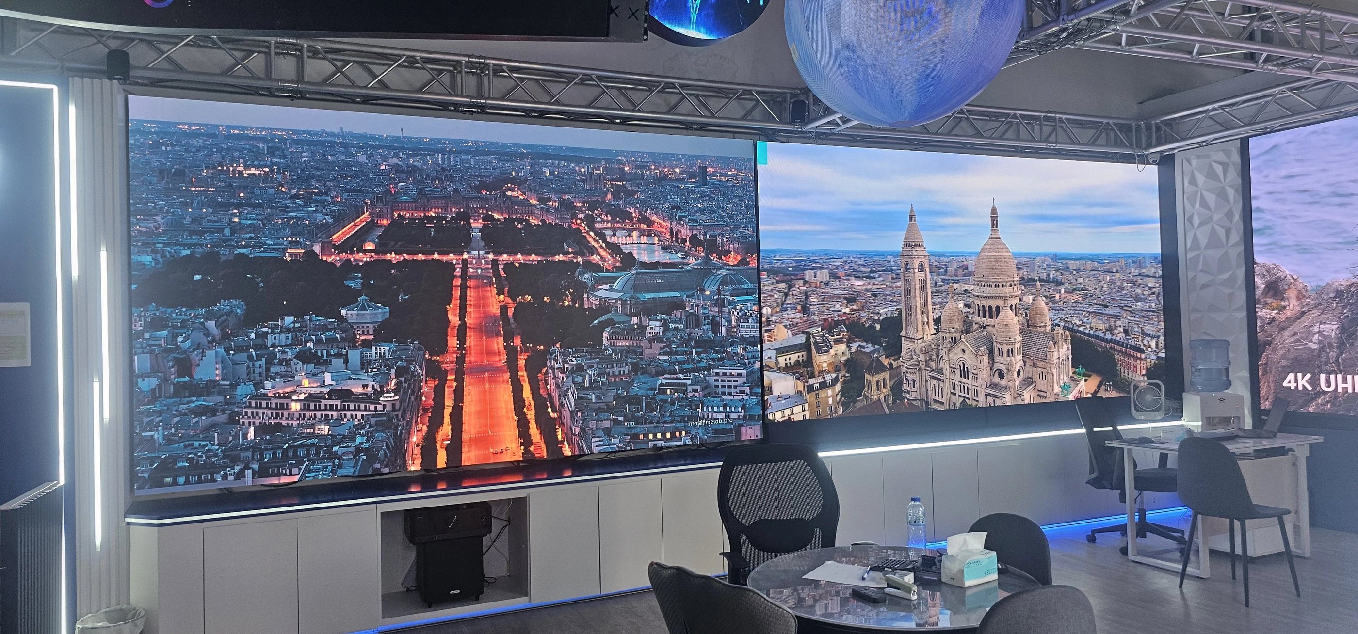 2 Large Digital Signage Screen