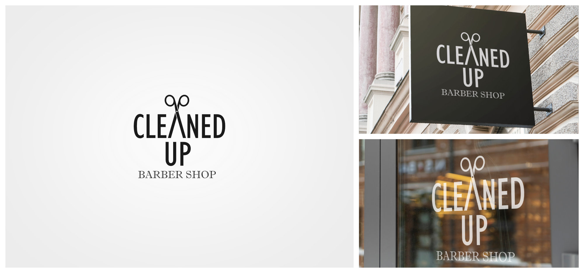 Cleaned Up logo design