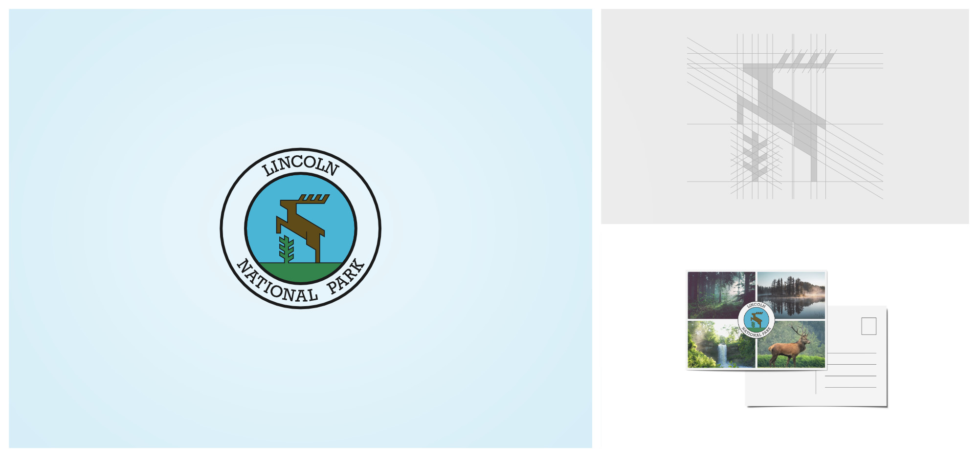 National park logo design