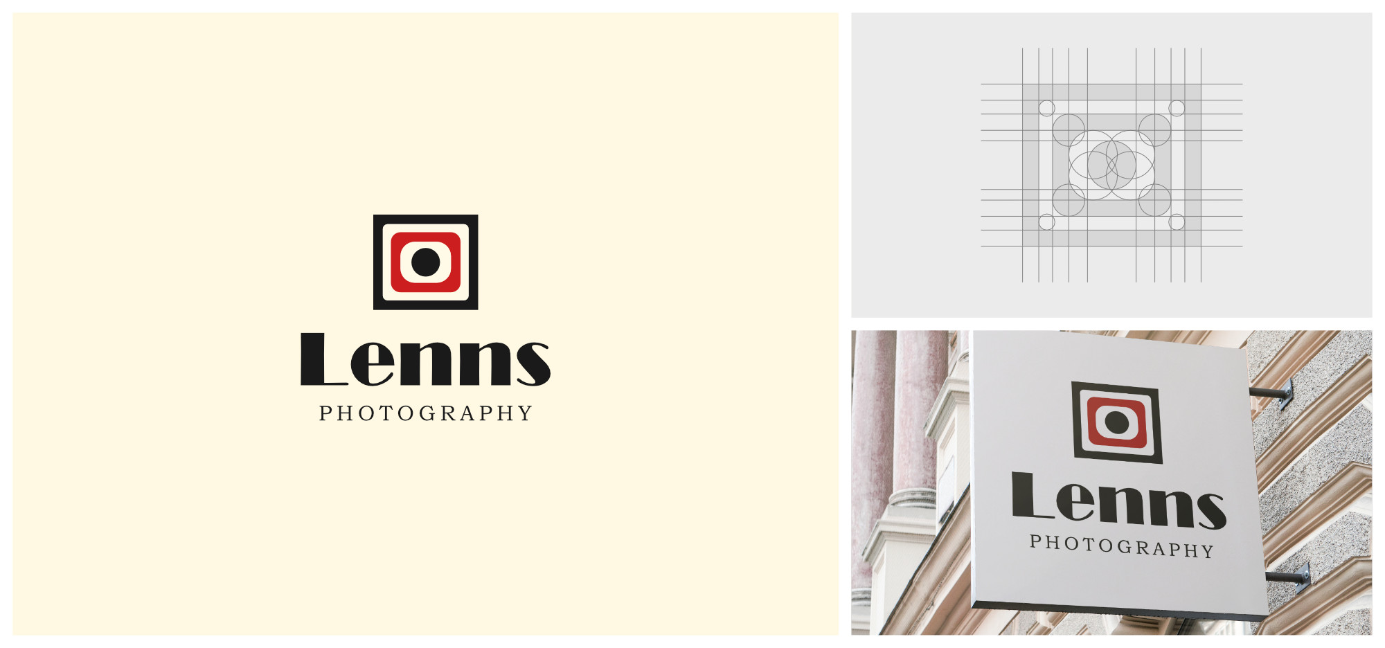 Lenns Photography logo design