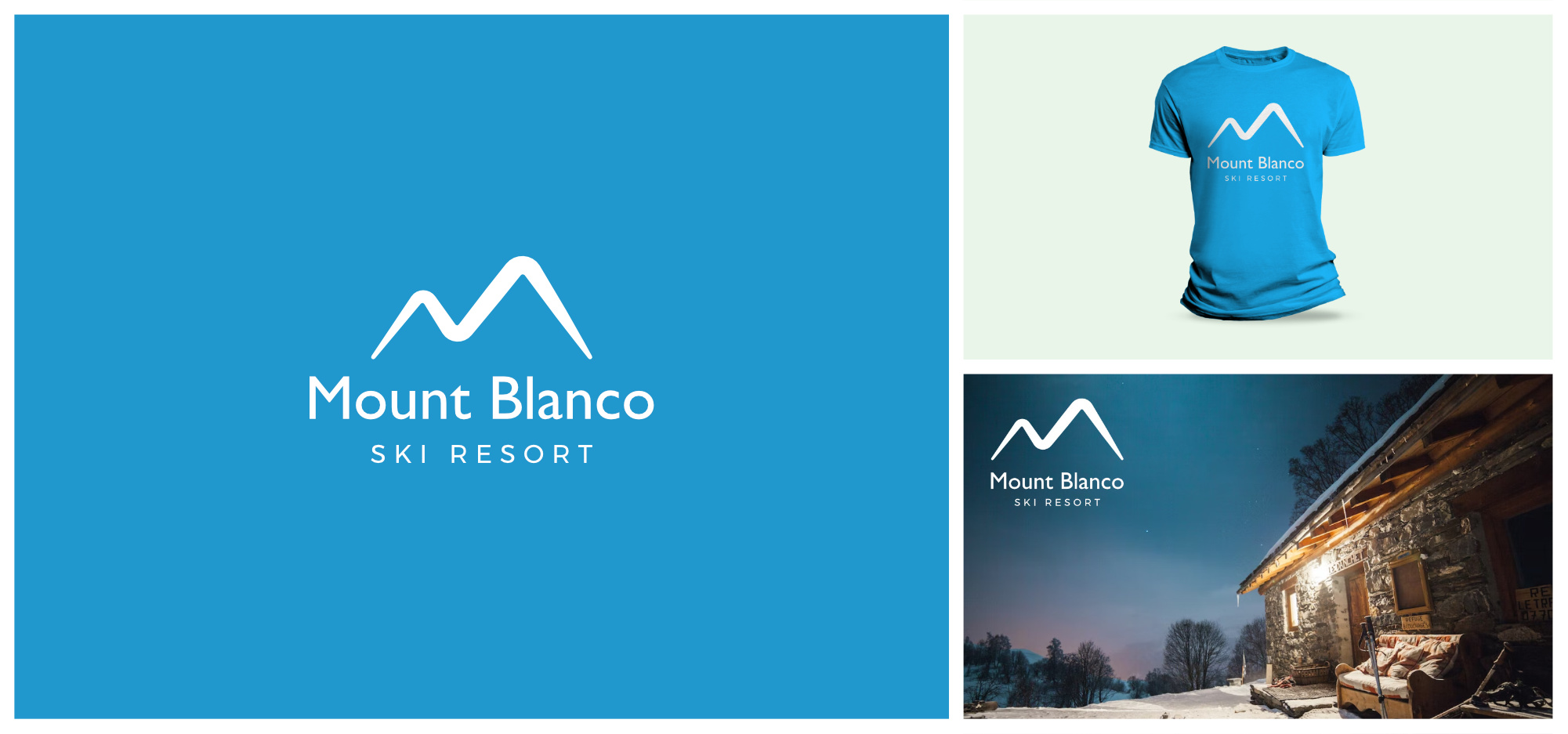 Mount Blanco logo design