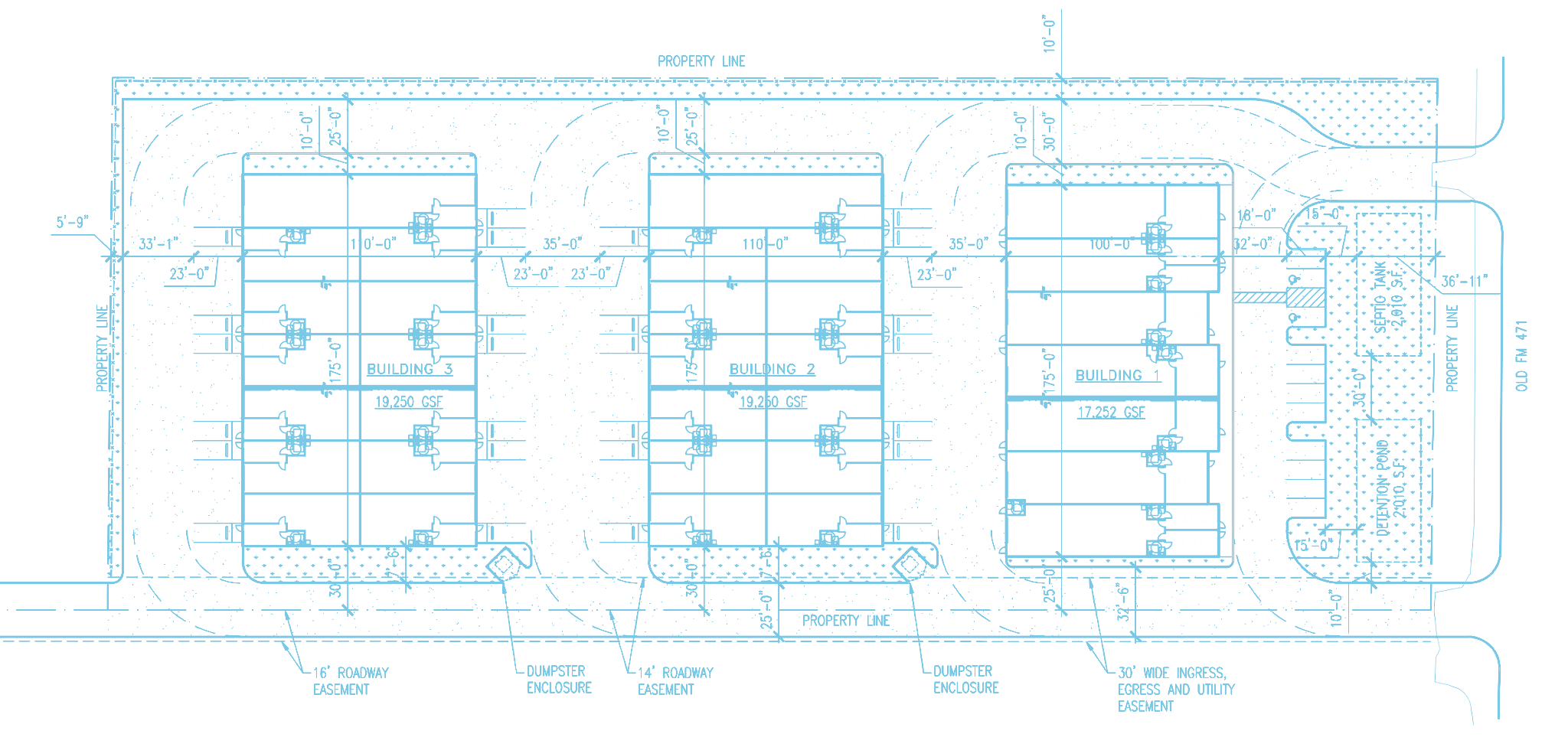 Blue Agave Industrial Site Plan