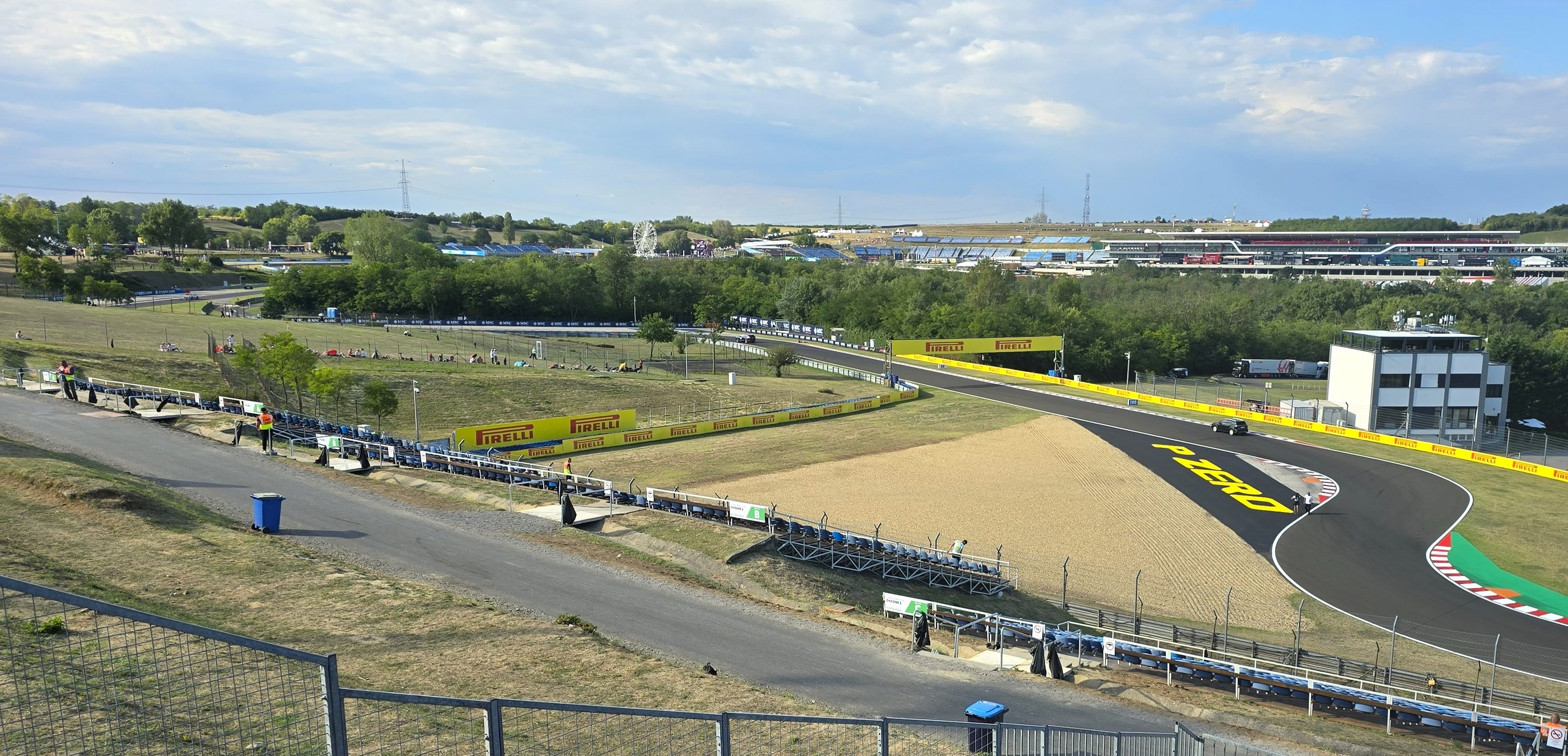 Hungaroring widok na Szykany