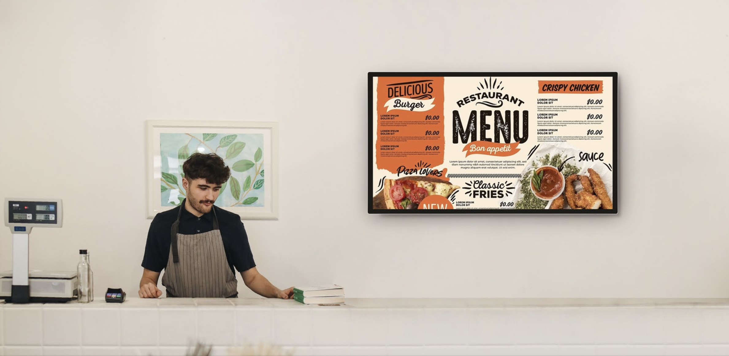 Enterprise-grade smart Android advertising display with remote CMS and industrial thermal management