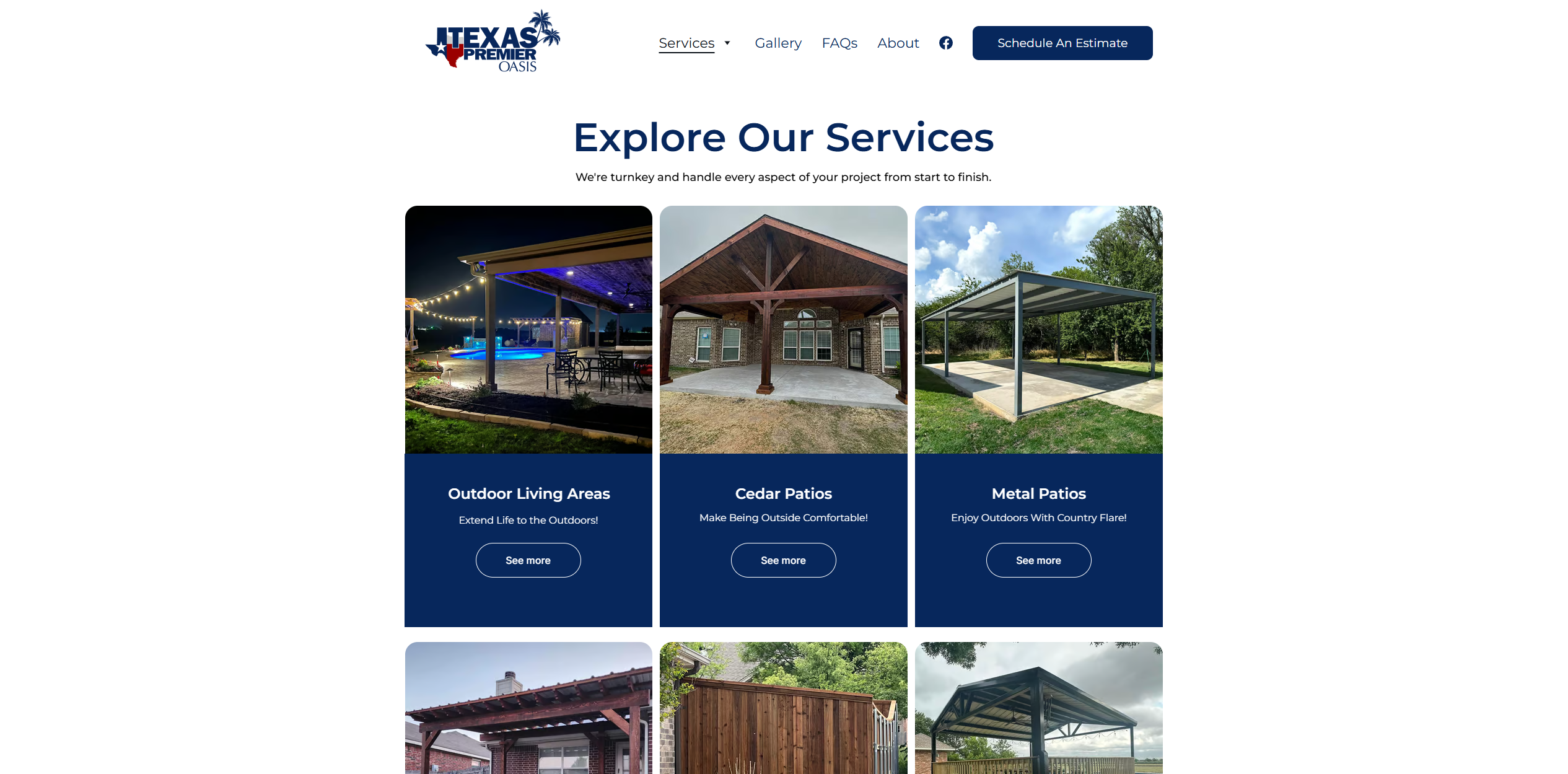 Screenshot Sample Texas Premier Oasis