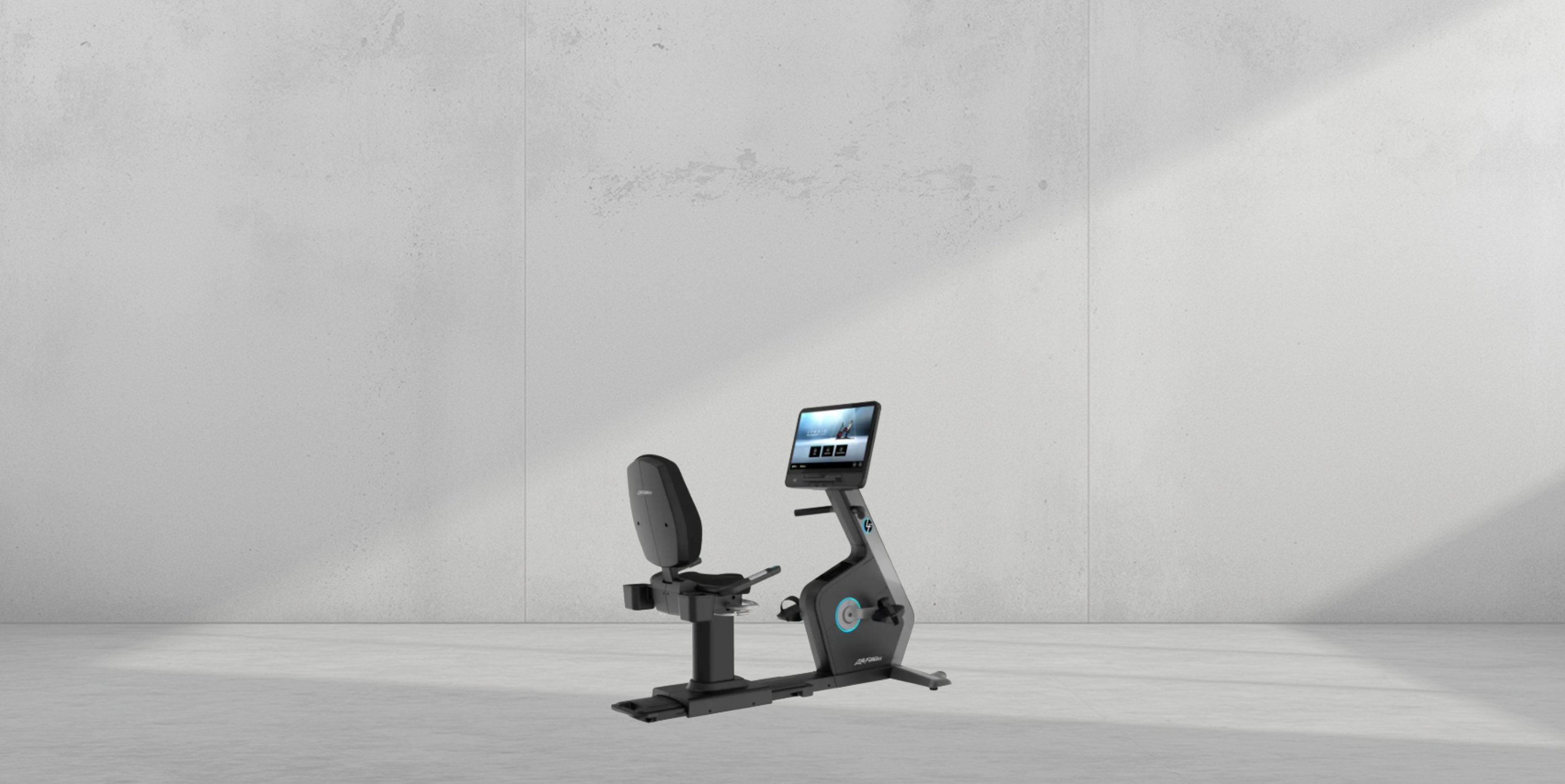 Life Fitness Symbio recumbent bike premium UAE by FLYWHEEL ME Dubai