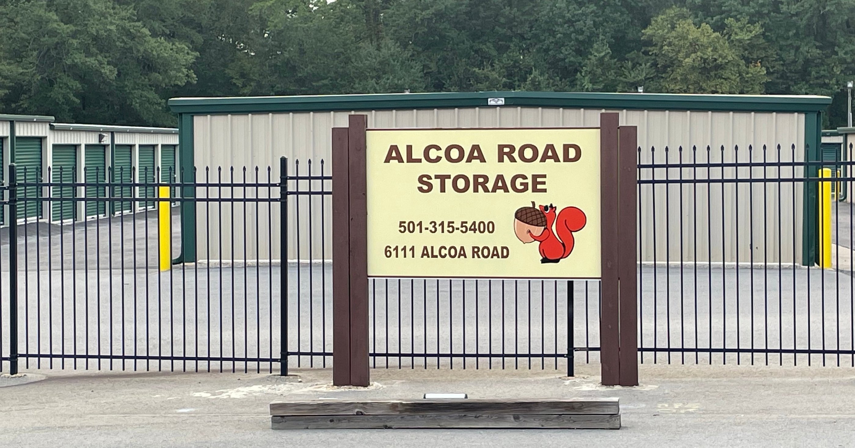 Signage @ Alcoa Road Storage