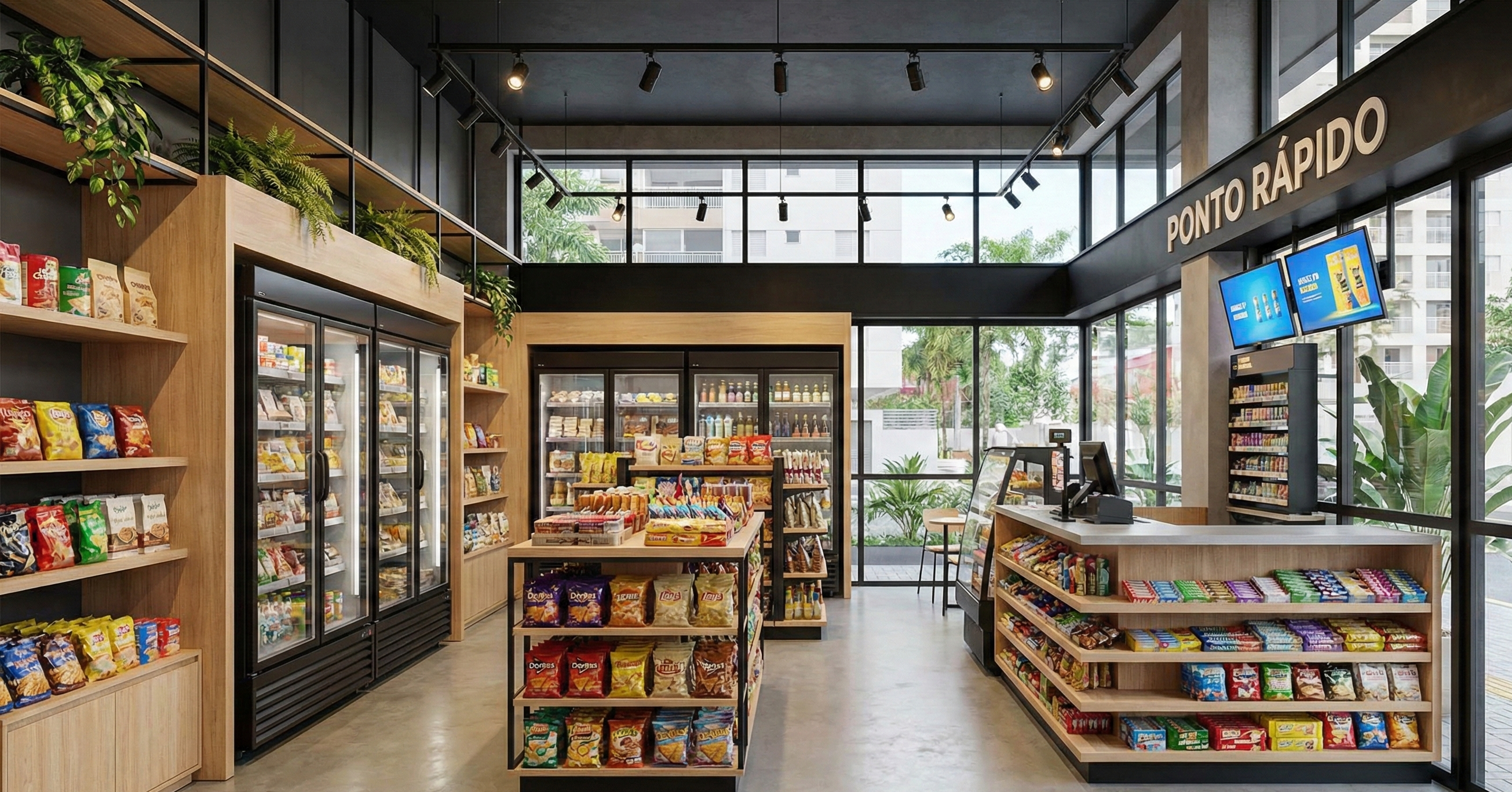 projeto para loja de conveniência