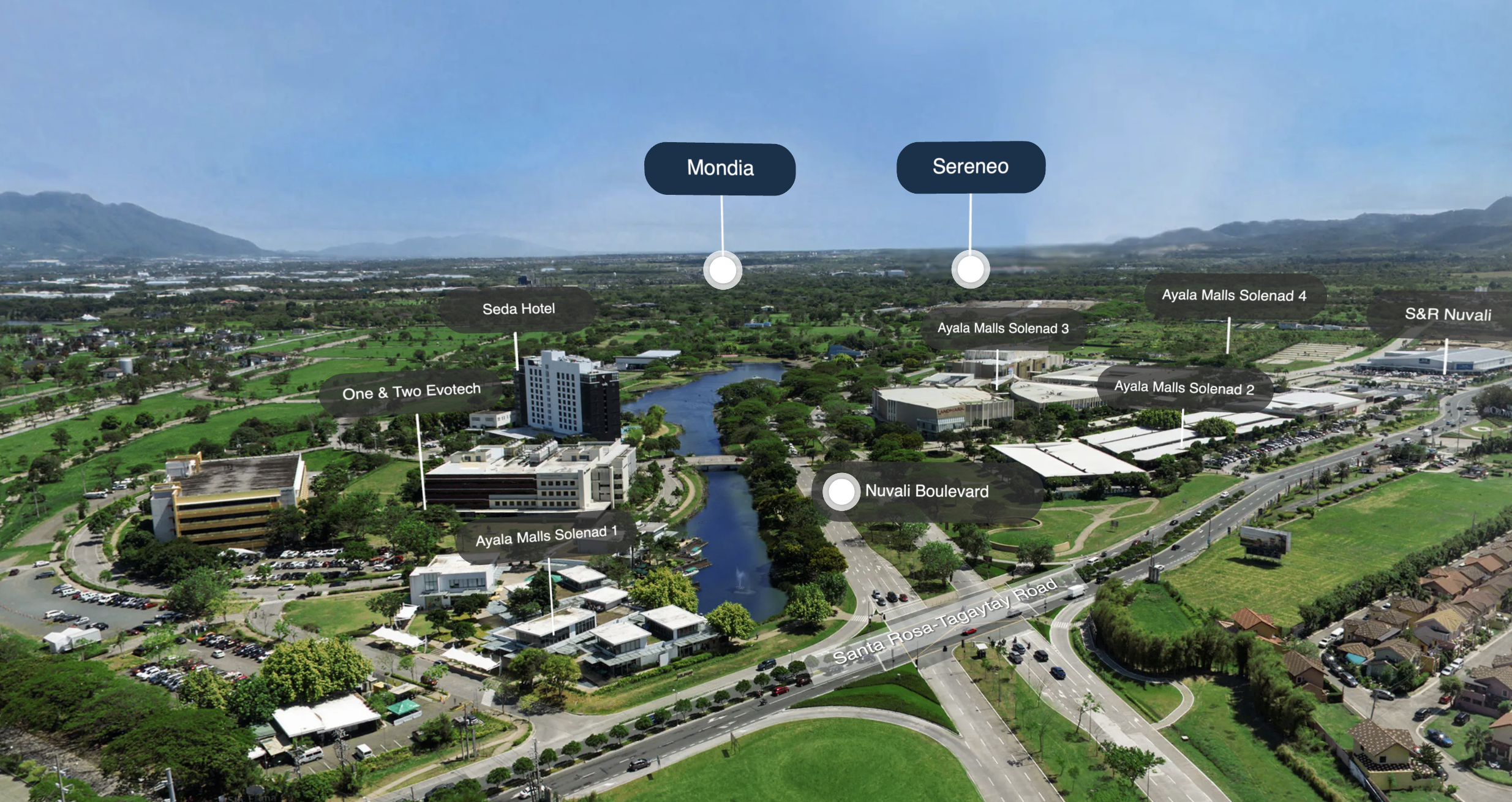 Sereneo by Alveo Nuvali residential lots inside Ayala Land eco-city estate in Laguna