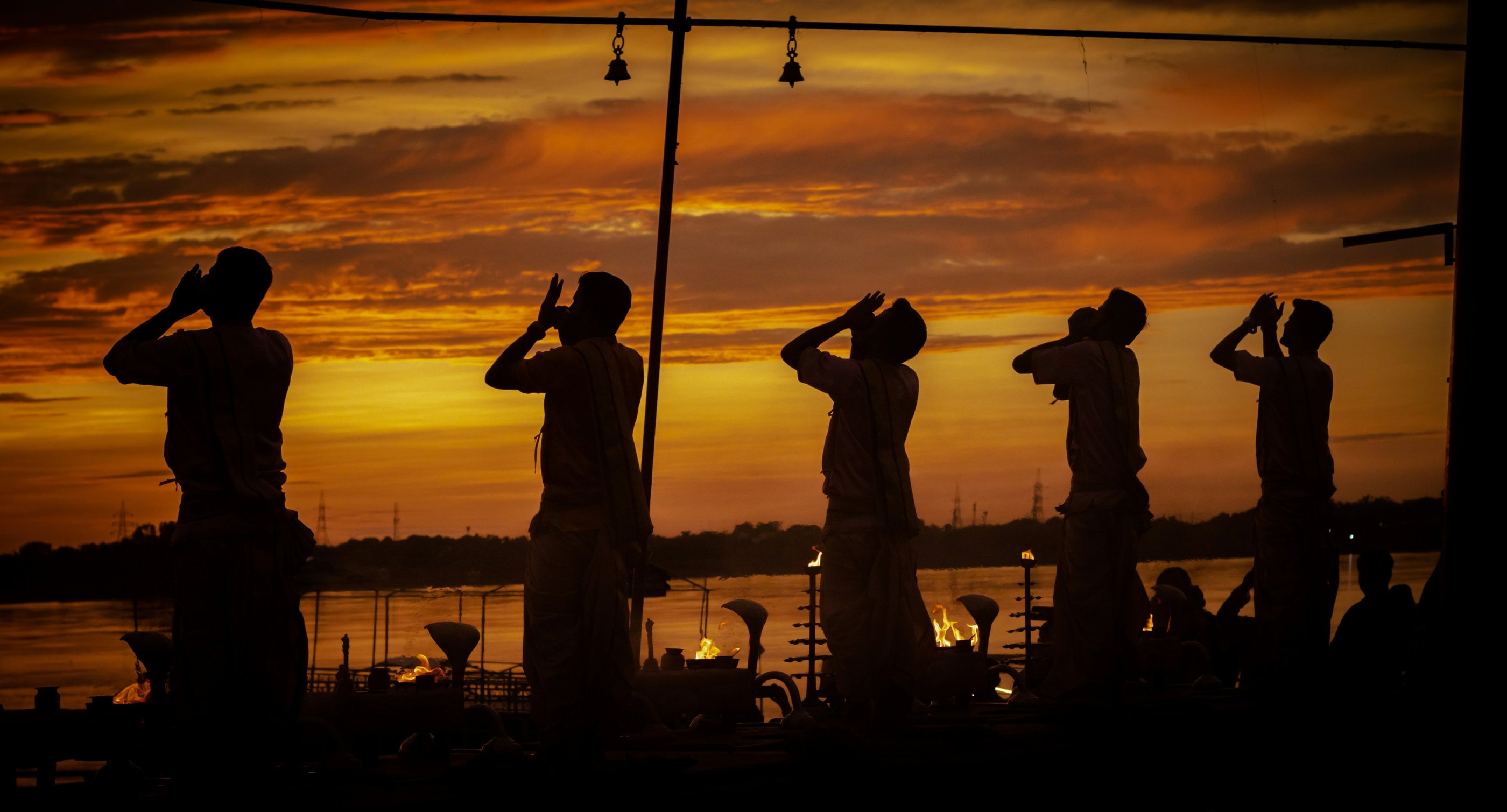 Morning time Ganga Aarti 