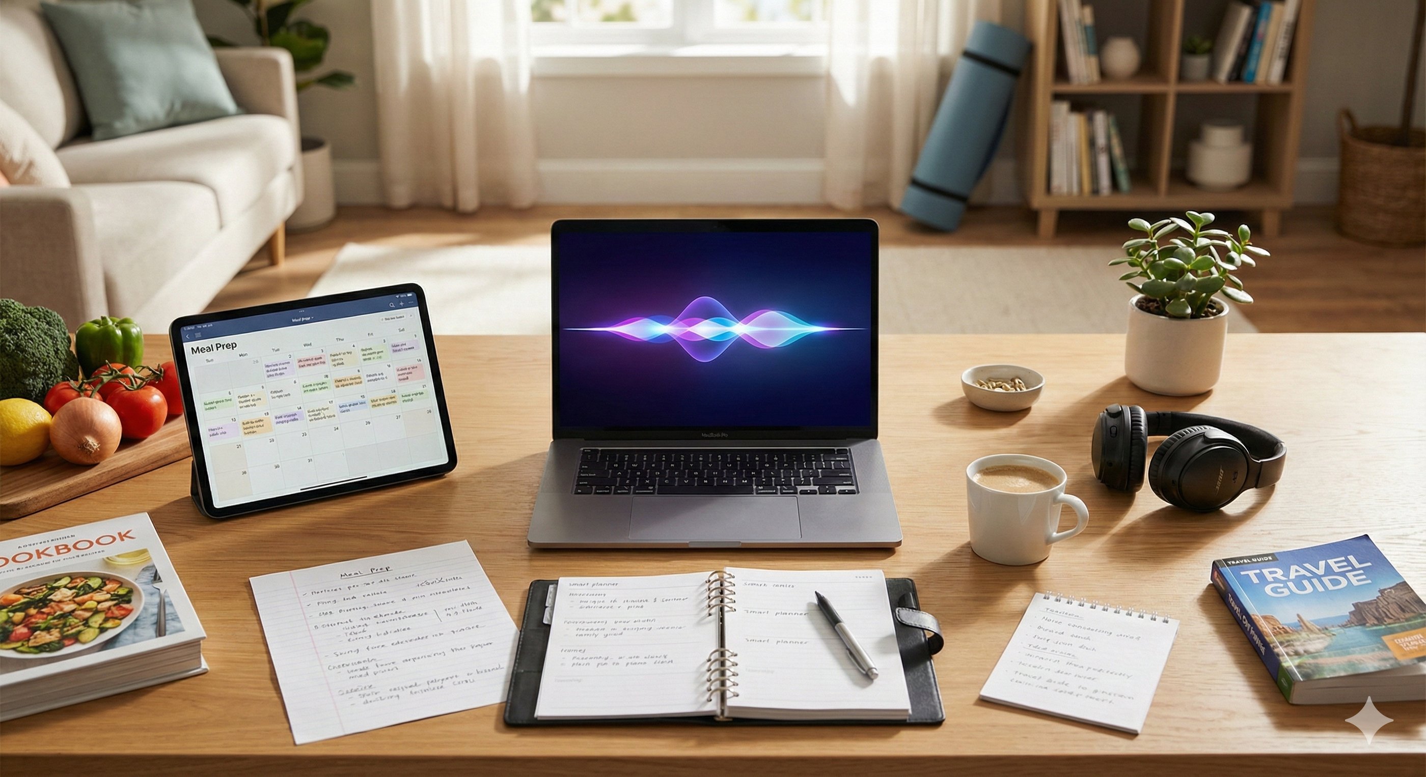 AI Assistant workspace showcasing Claude Everyday Life productivity hacks.