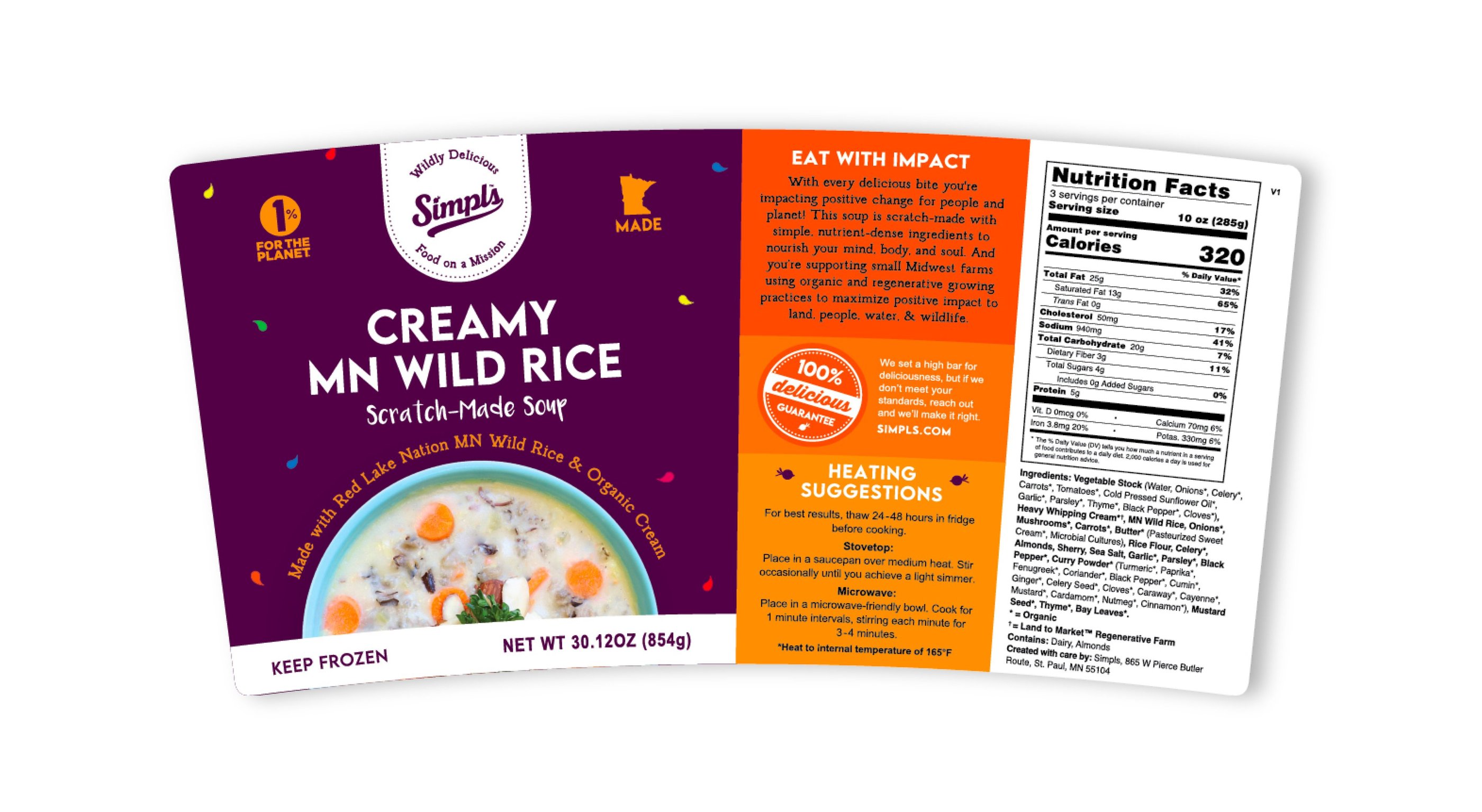 Scratch Made Soup Label Packaging Design
