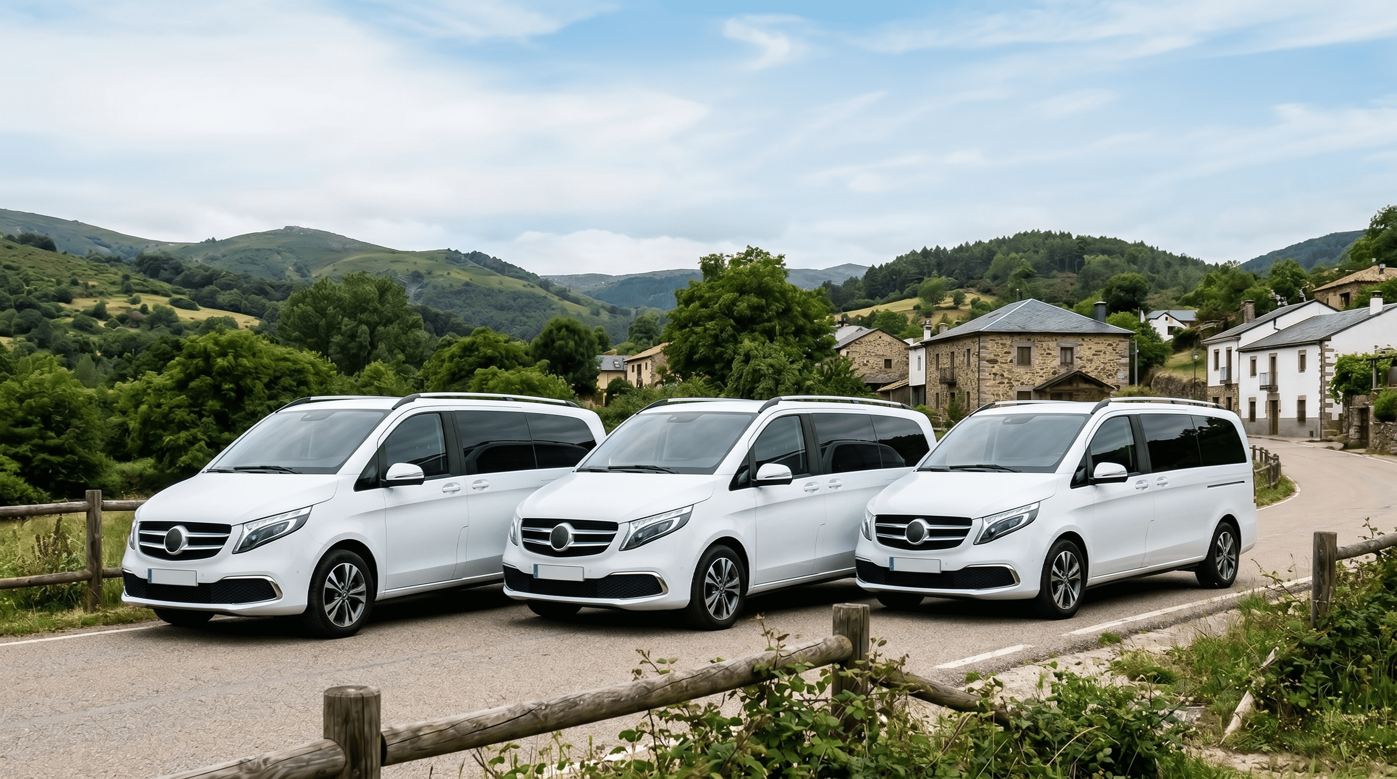 Furgonetas Mercedes flota Taxi Rural
