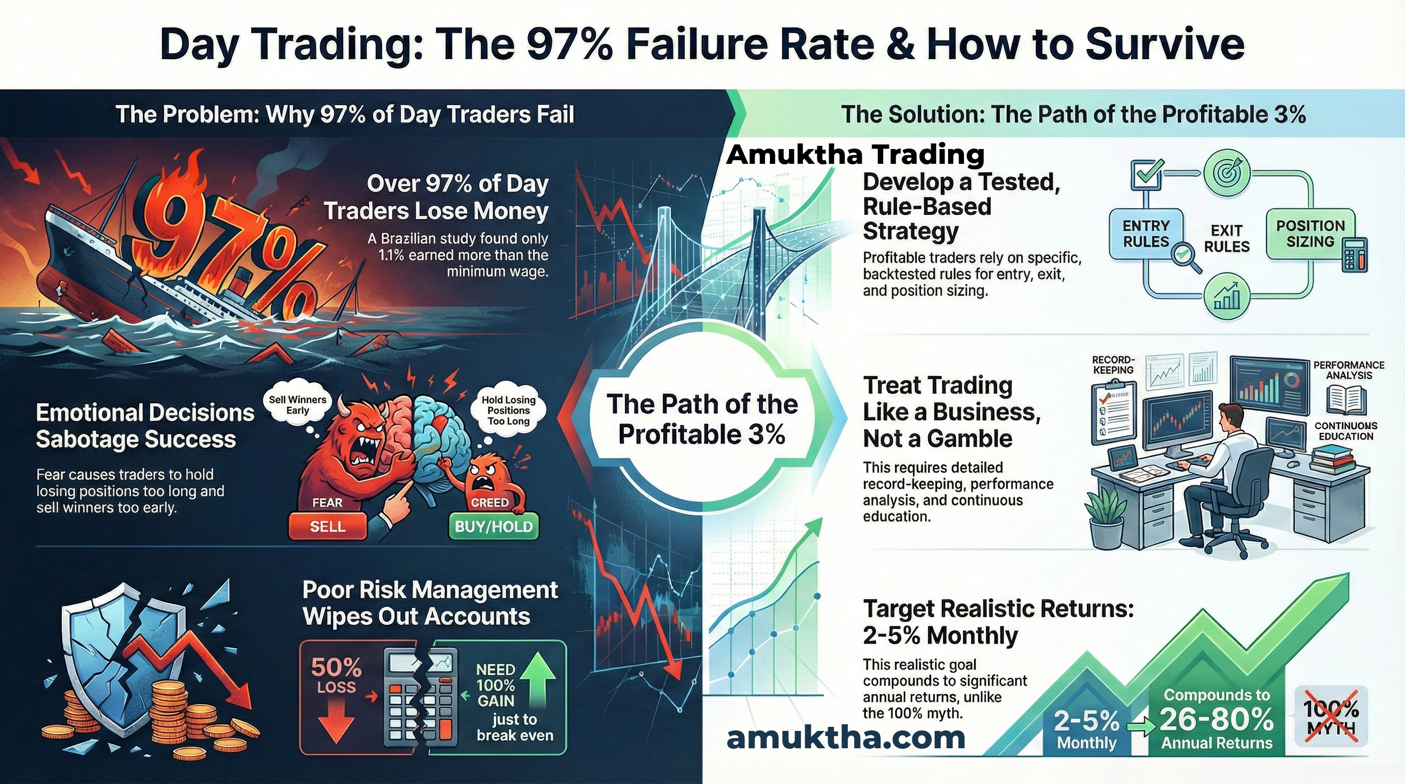 Day Trading 97% Failure Rate