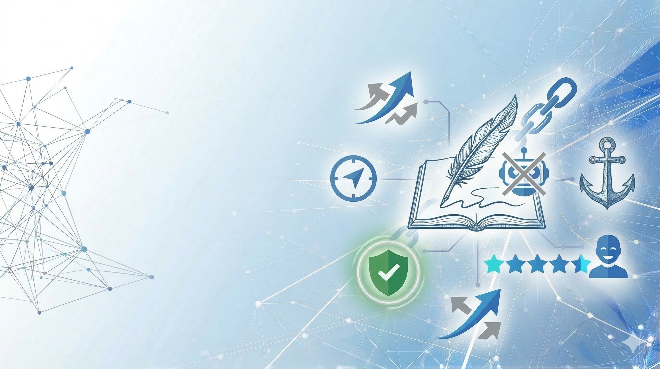 Ein Bild das schematisch darstellt das professionelle Text erstellt werden