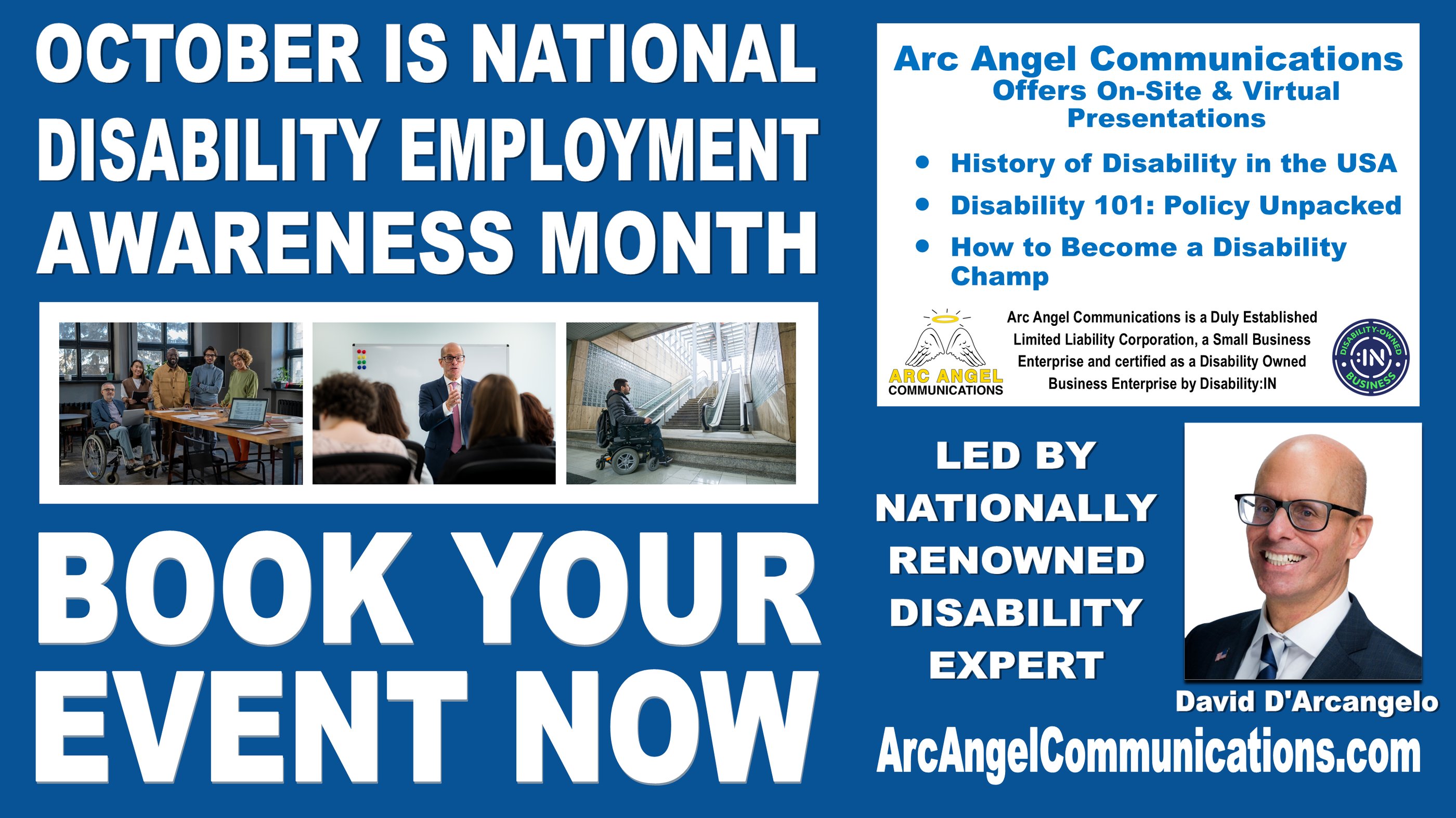 Image is of a flyer advertising National Disability Employment Awareness Month