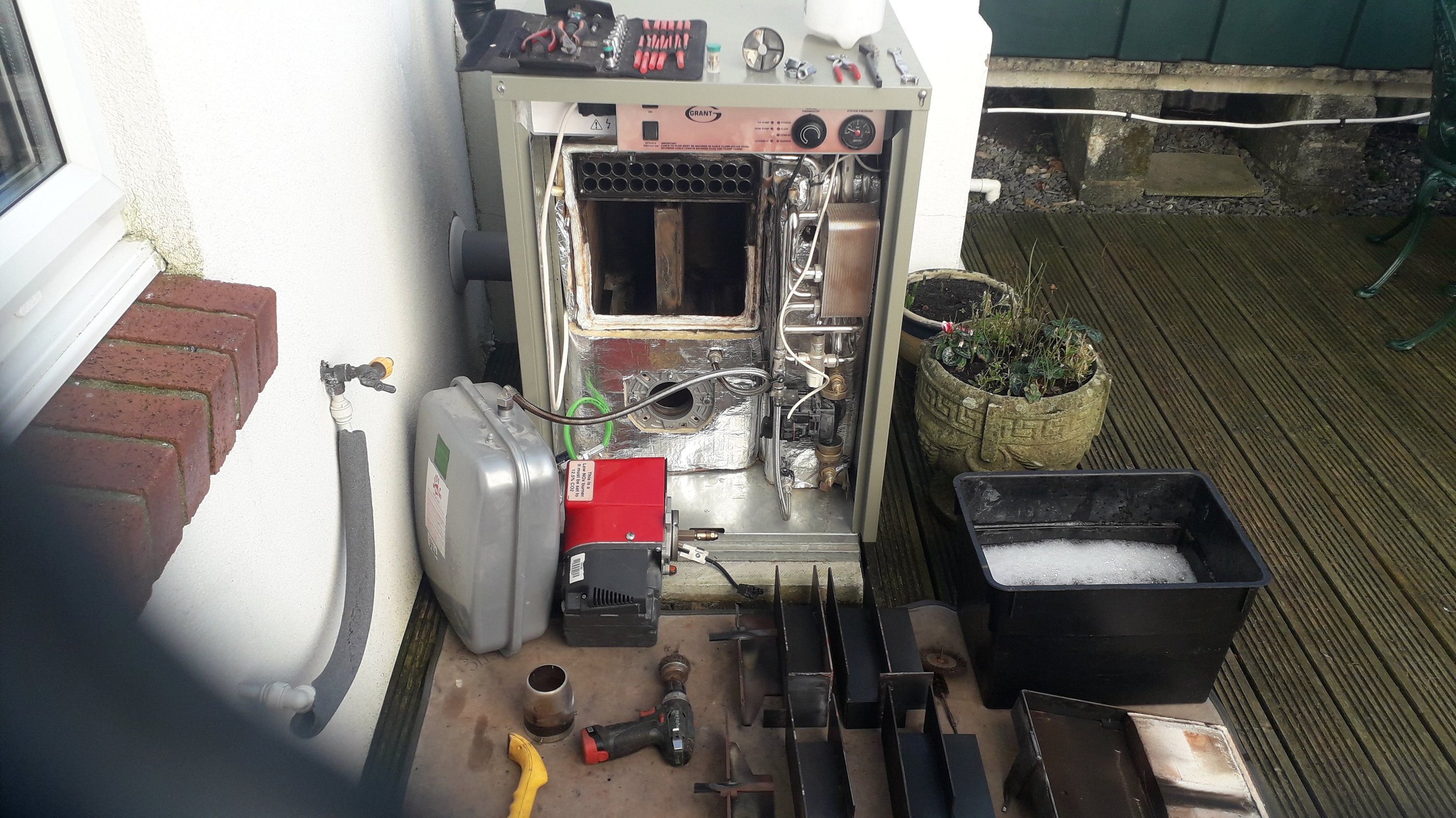 Grant oil boiler service Torrington