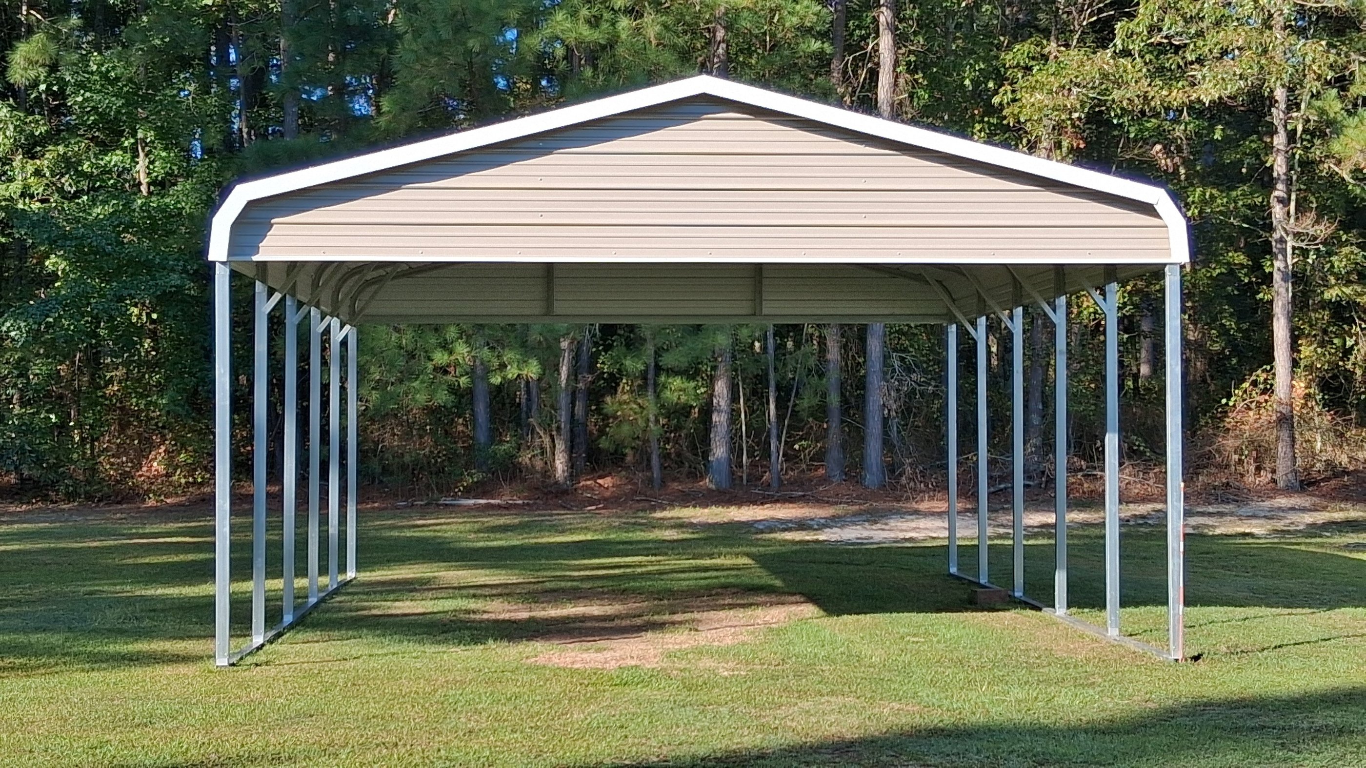 B-Frame Carport sold by Pine View Buildings of Moore County
