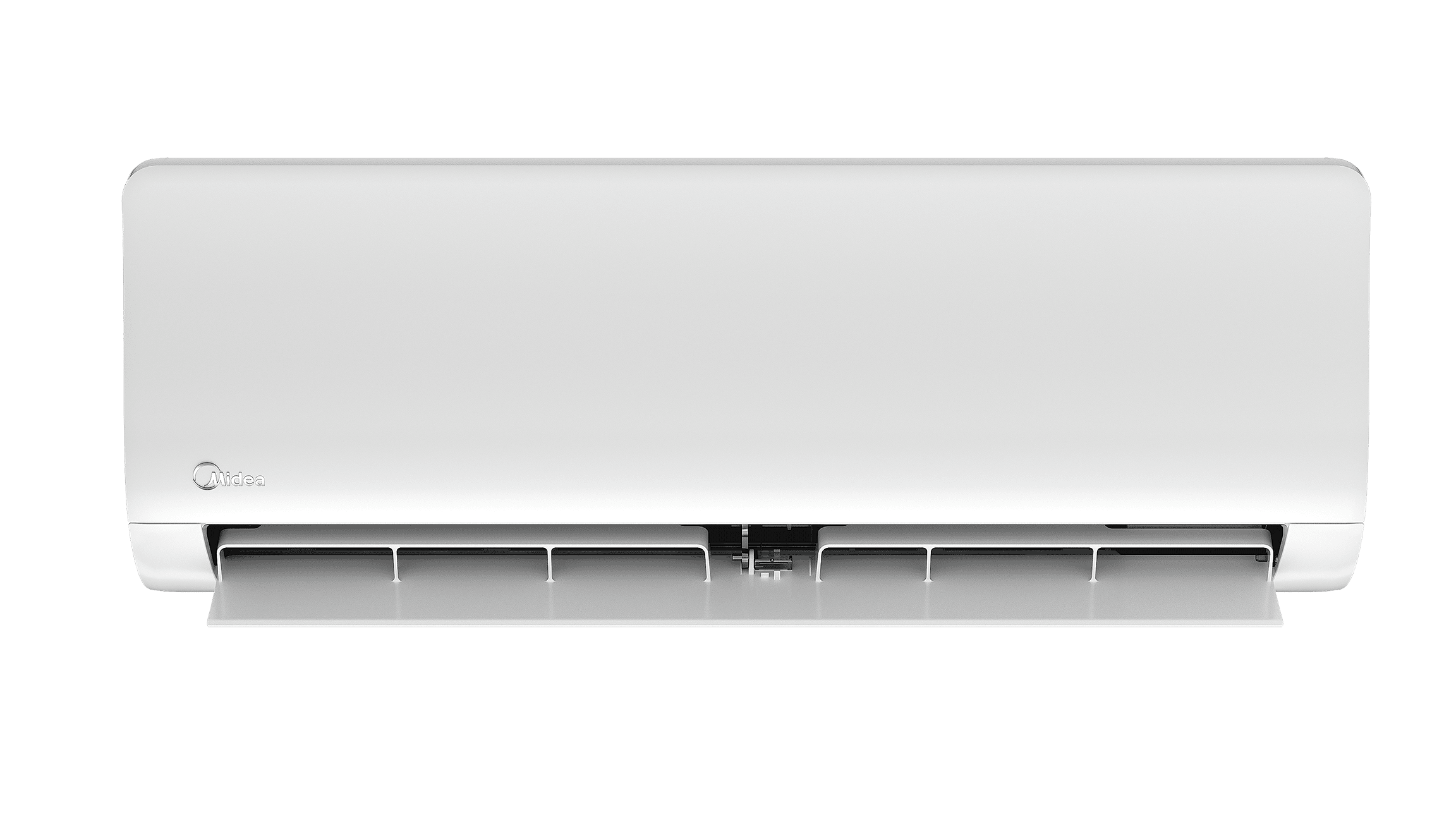 midea xtreme save baltas vidaus blokas MSAGBU-12HRFNX-QRD0GW su atidarytomis grotelemis