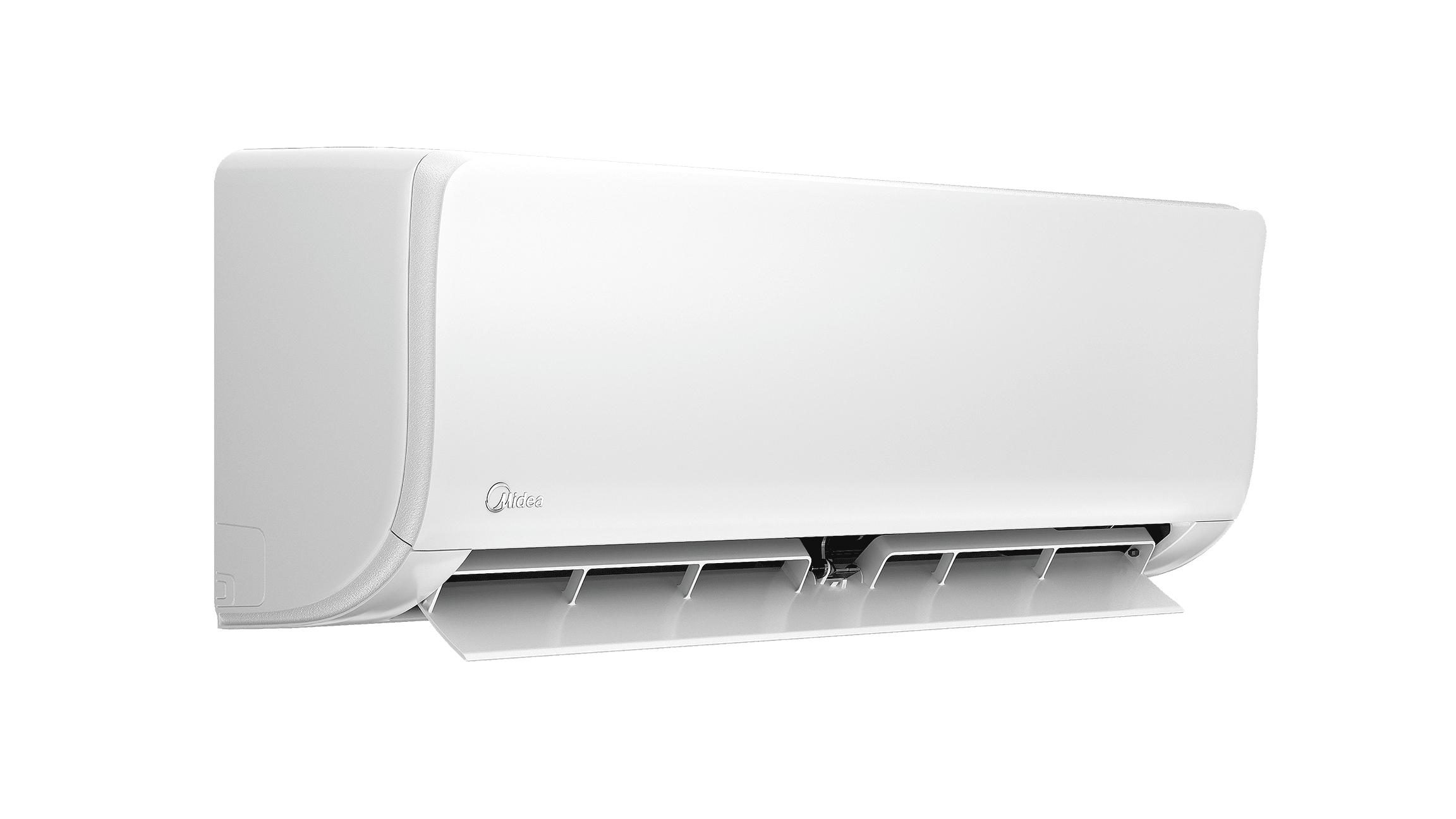 midea xtreme save baltas vidaus blokas MSAGBU-12HRFNX-QRD0GW su atidarytomis grotelemis