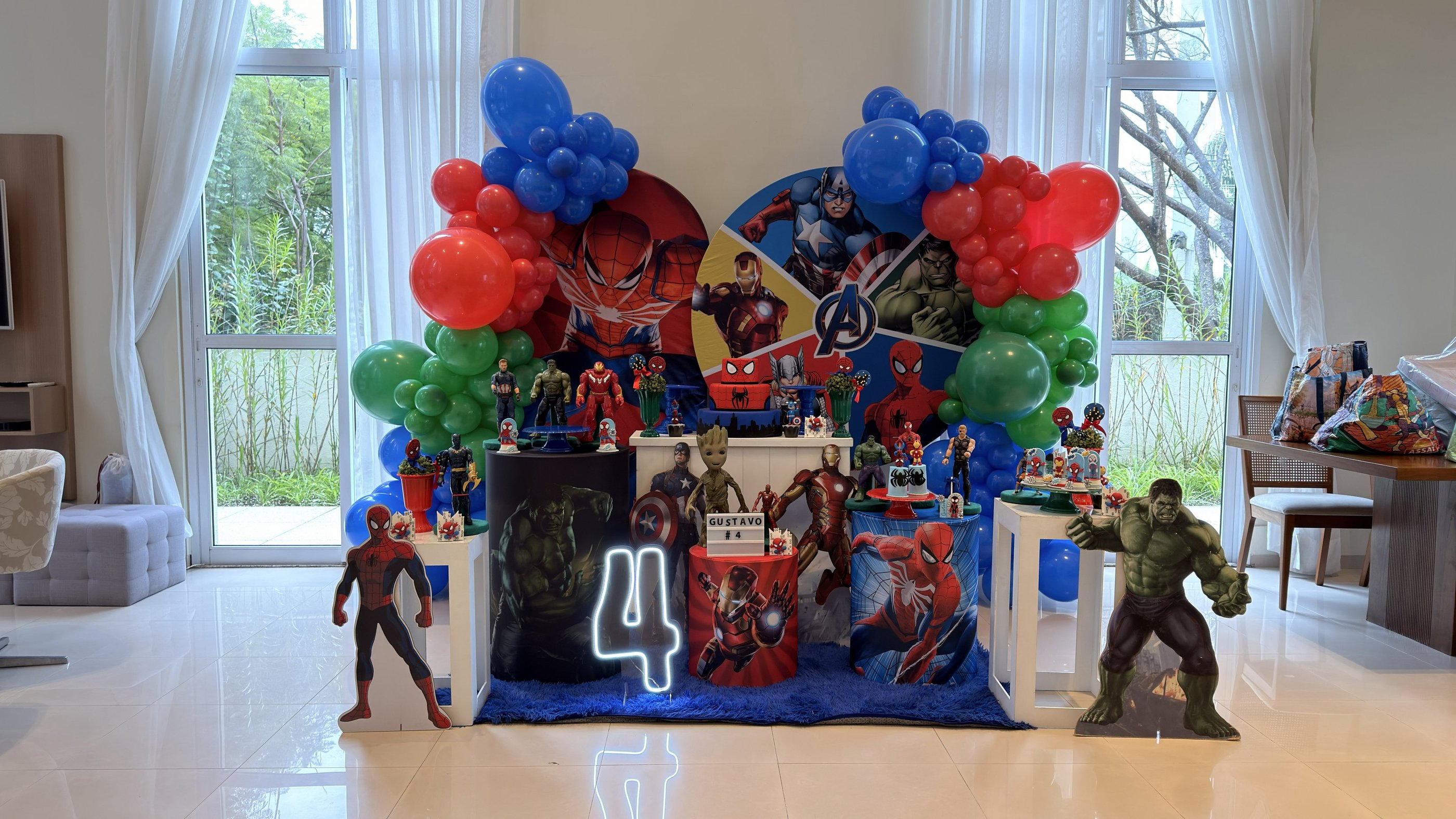 Aluguel de Decoração Infantil Heróis - Vingadores
