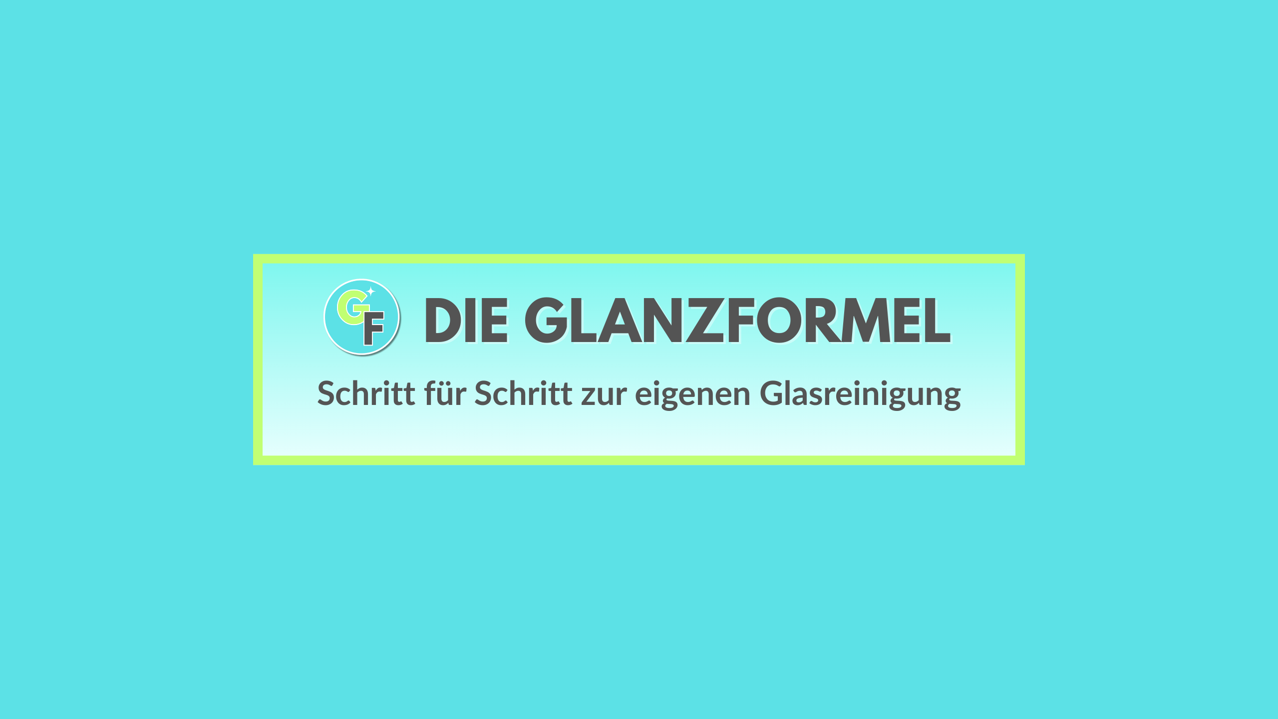 Die Glanzformel Header
