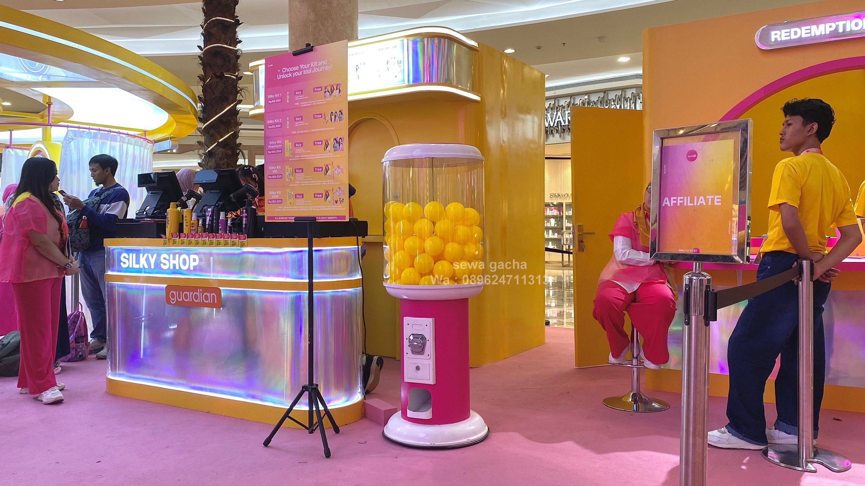 sewa mesin gacha gachapon jakarta