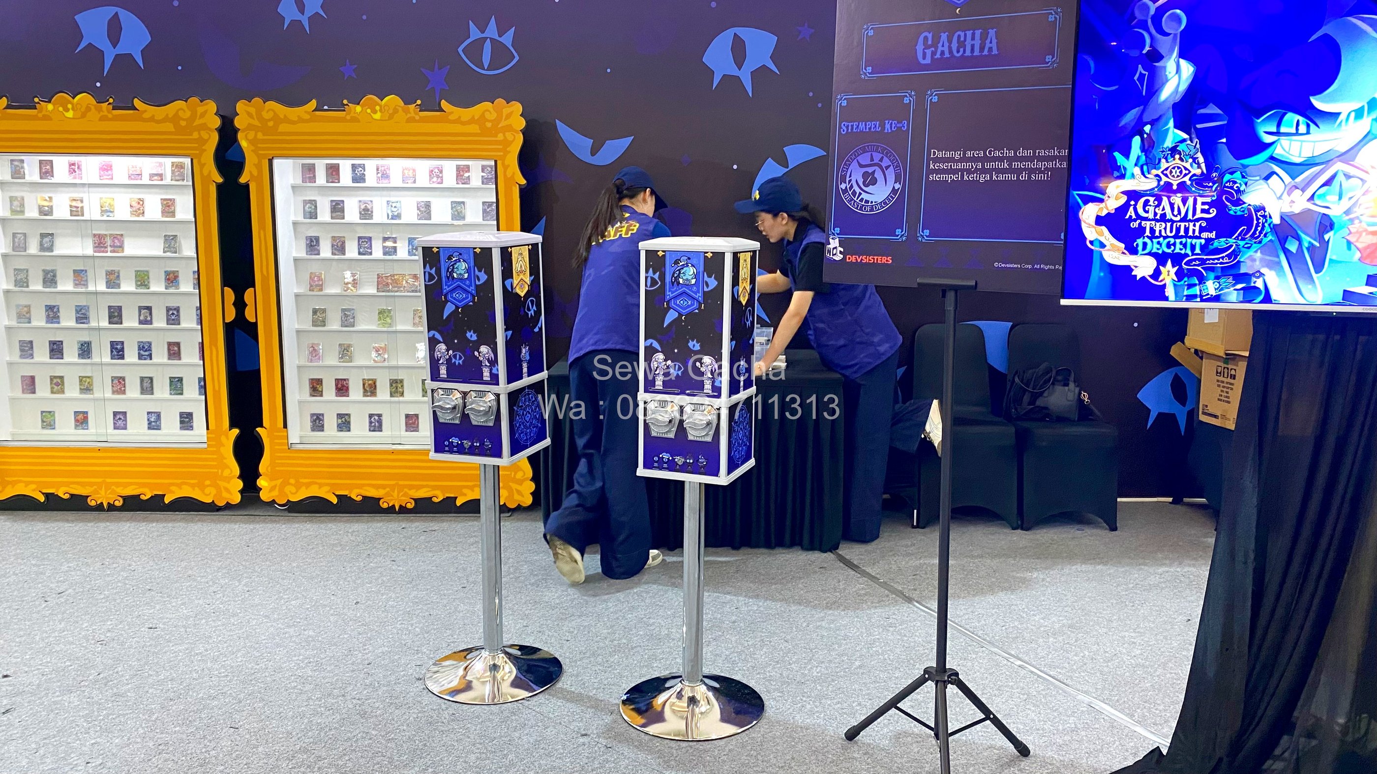 Sewa mesin gacha kartu jabodetabek