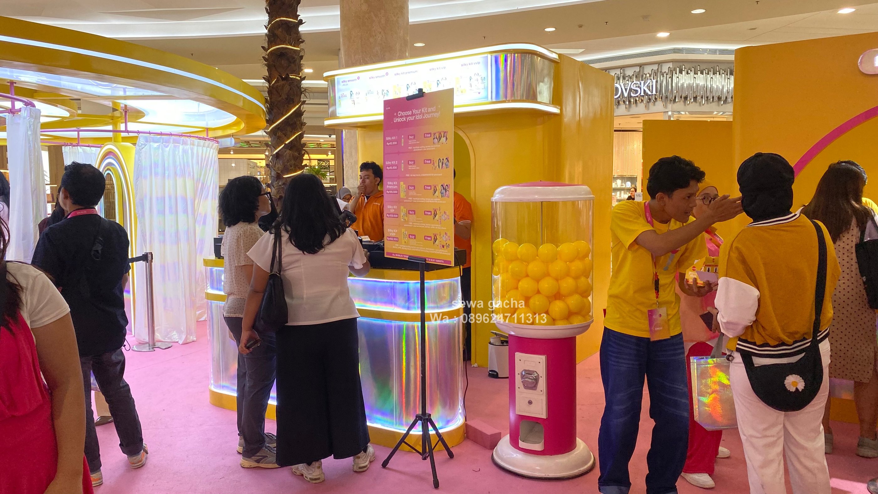 sewa mesin gacha gachapon kustomisasi