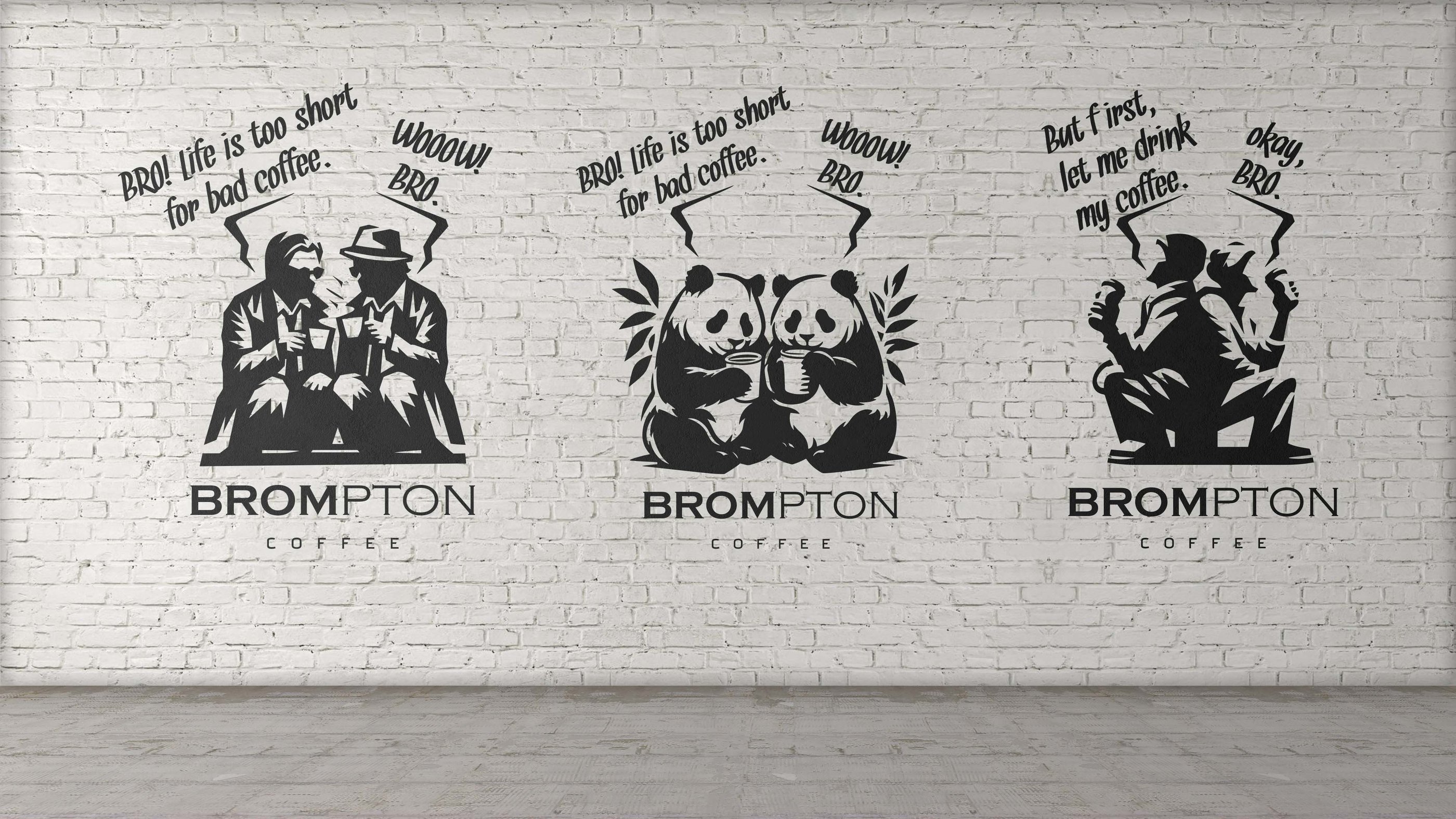 brompton coffee duvar tasarımları, brompton cafe duvar tasarımları