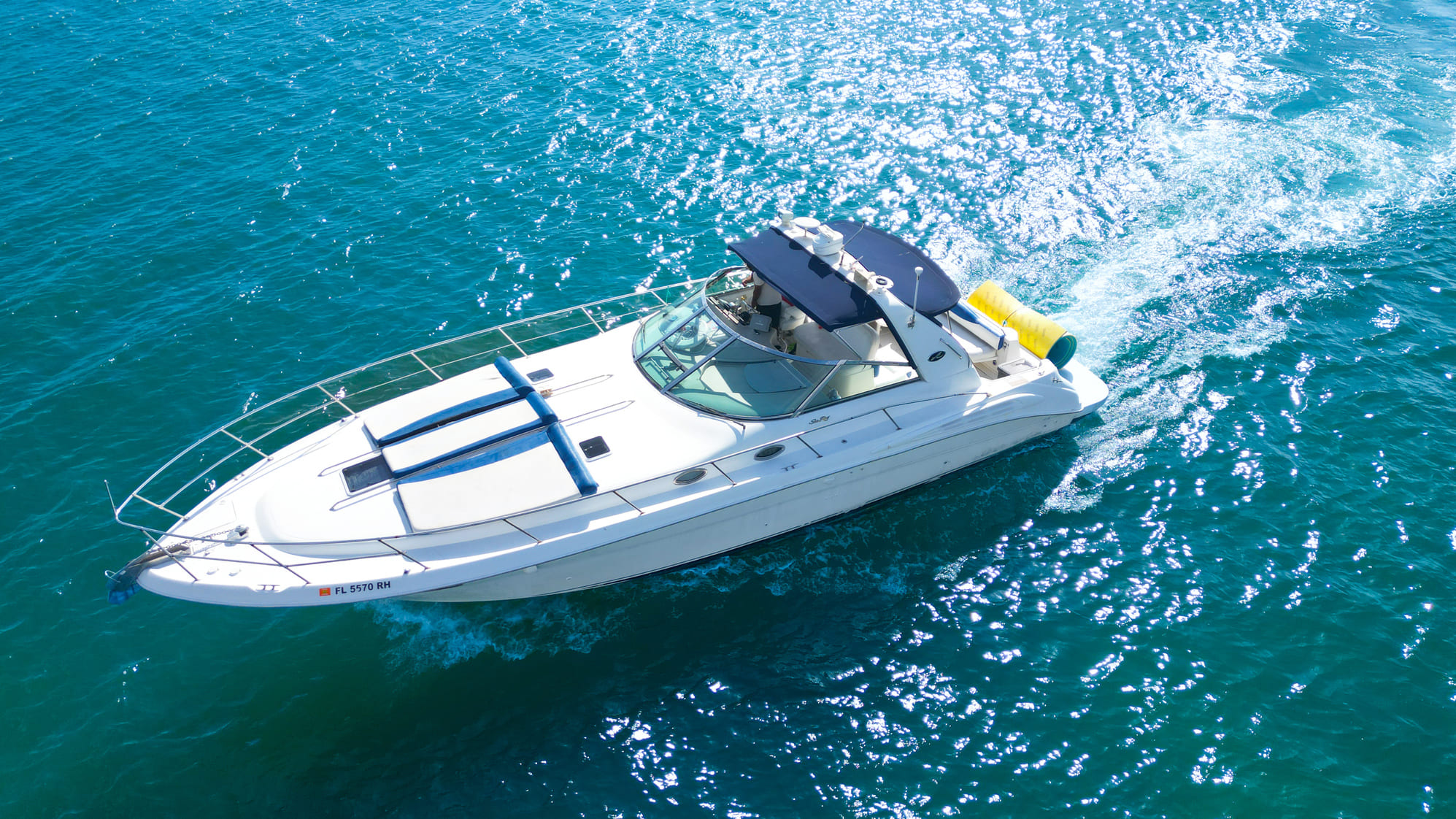 44FT Sea Ray boat rental in Miami