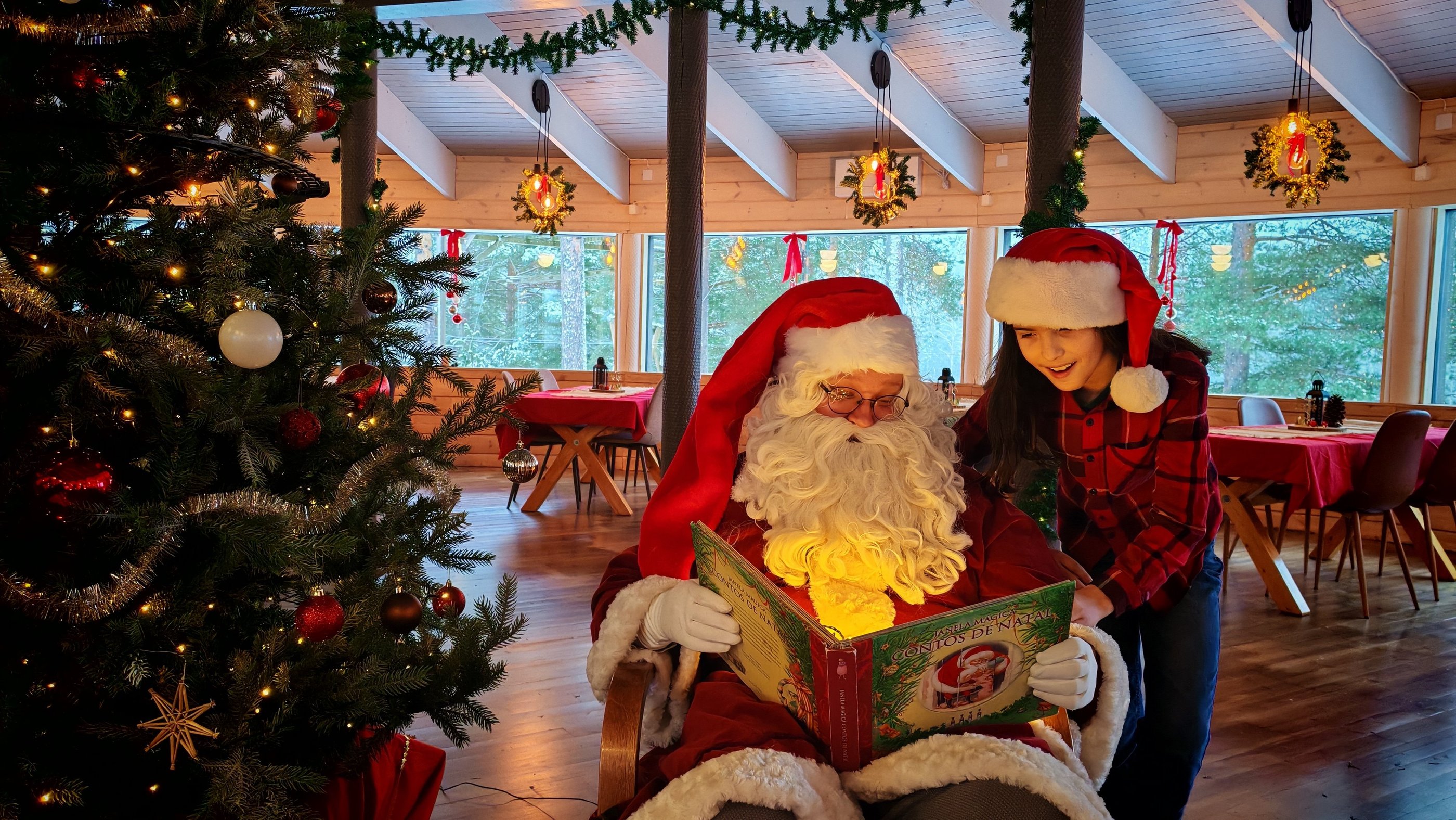 Joulupukin tapaaminen