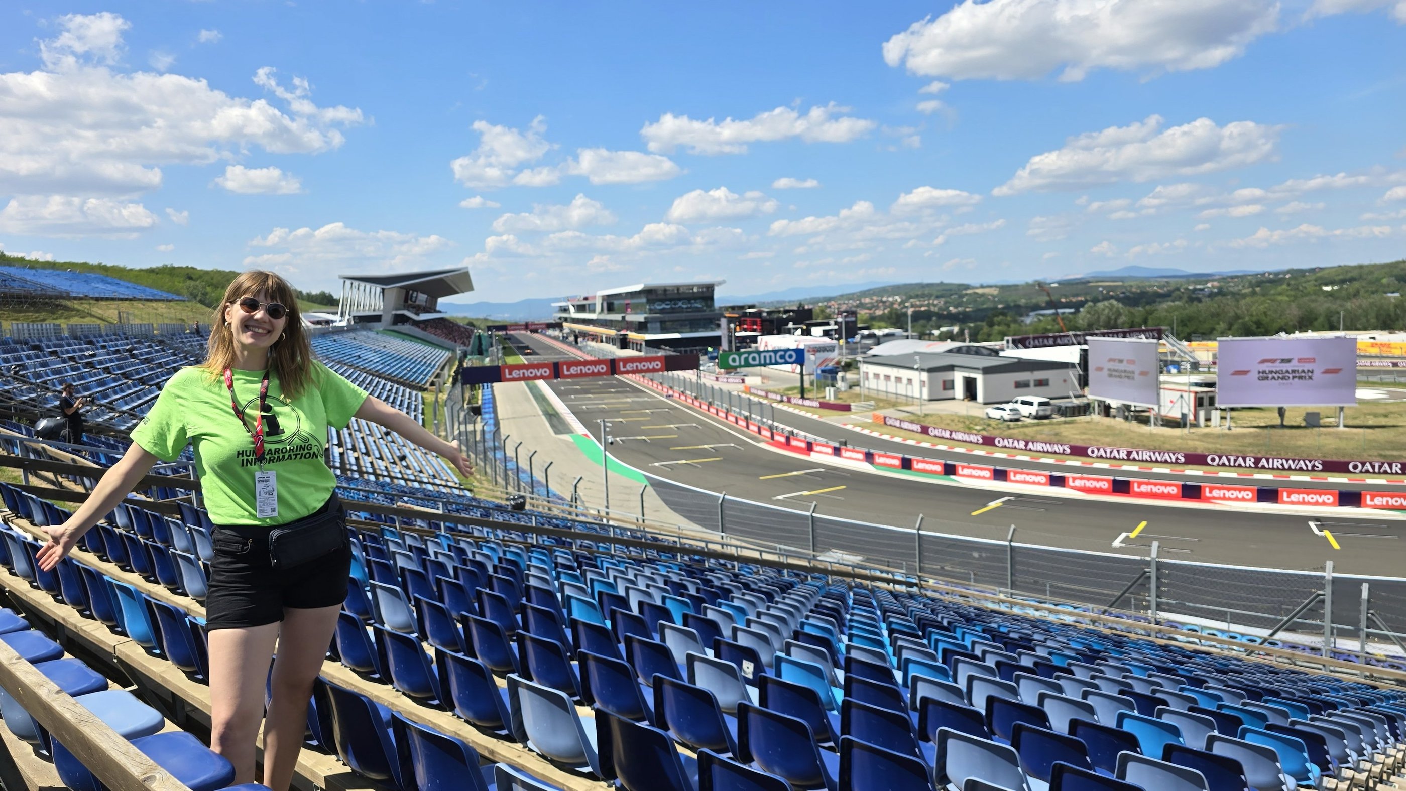Wolontariuszka F1 na Hungaroringu